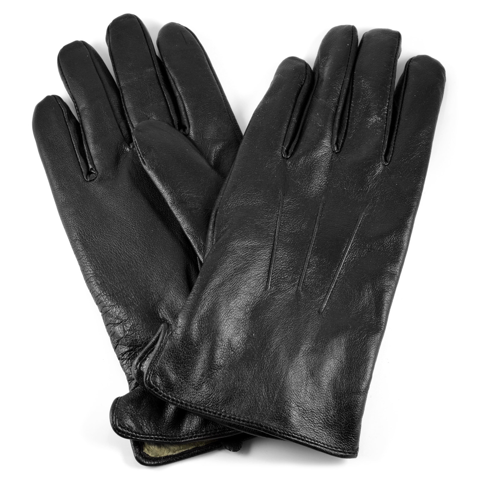 Rato melni ādas cimdi - 1