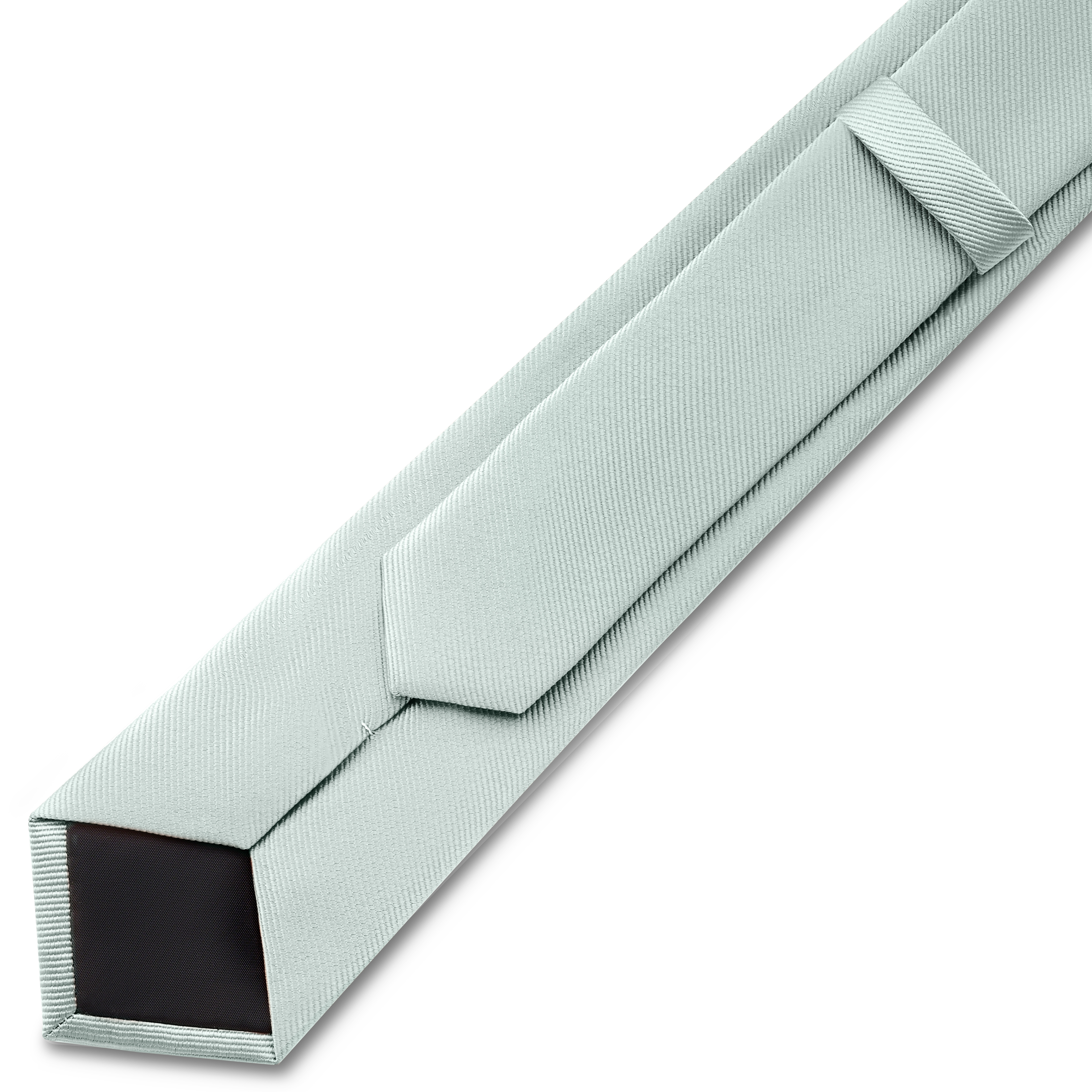 Jeges kék grosgrain nyakkendő - 8 mm - 2