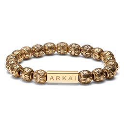 Roas | Gold-Tone Bead Bracelet