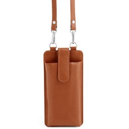 Larry | Tan Phone Pouch & Card Holder