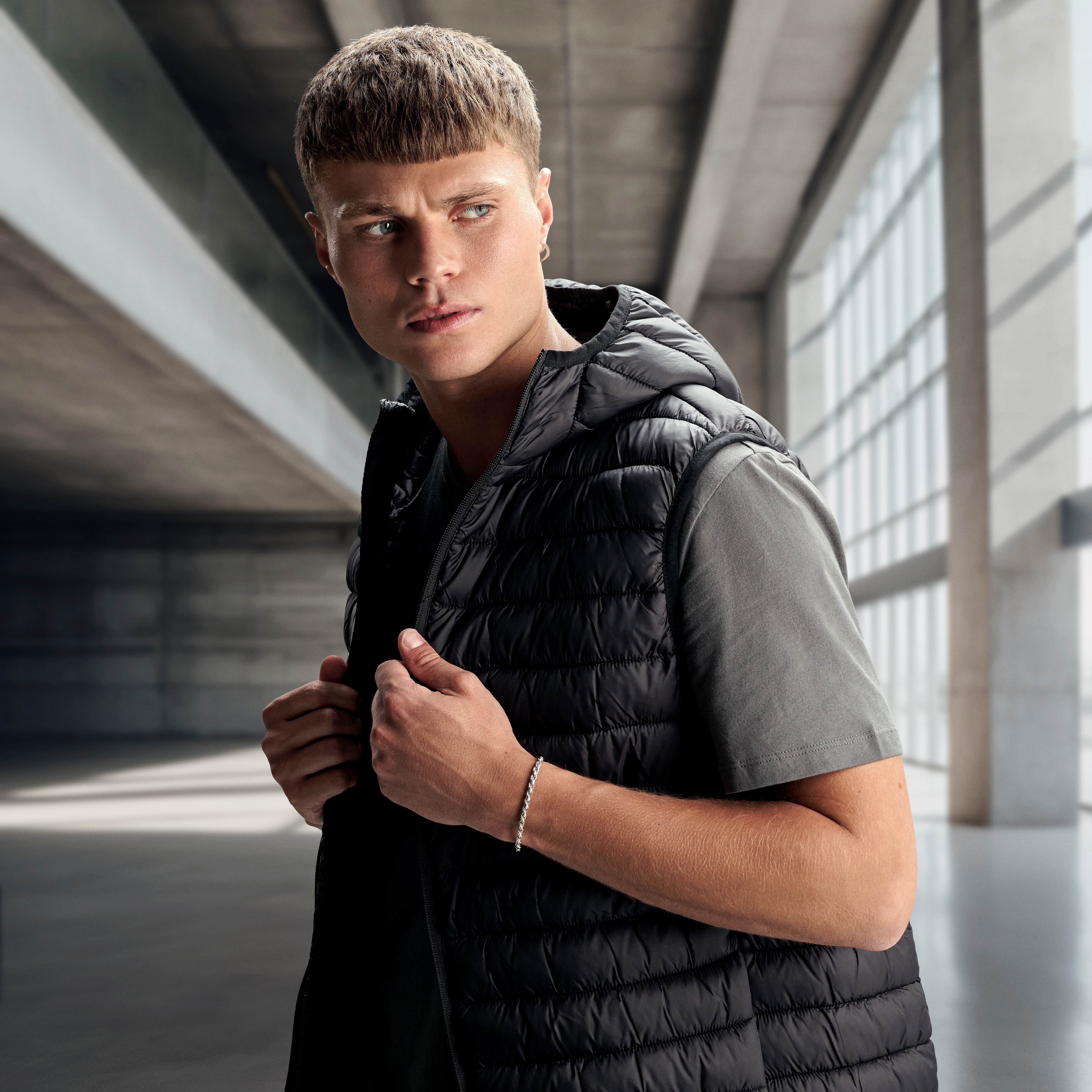 Argentia | 925s | 4mm Rhodium-Plated Sterling Silver Rope Chain Bracelet - 4