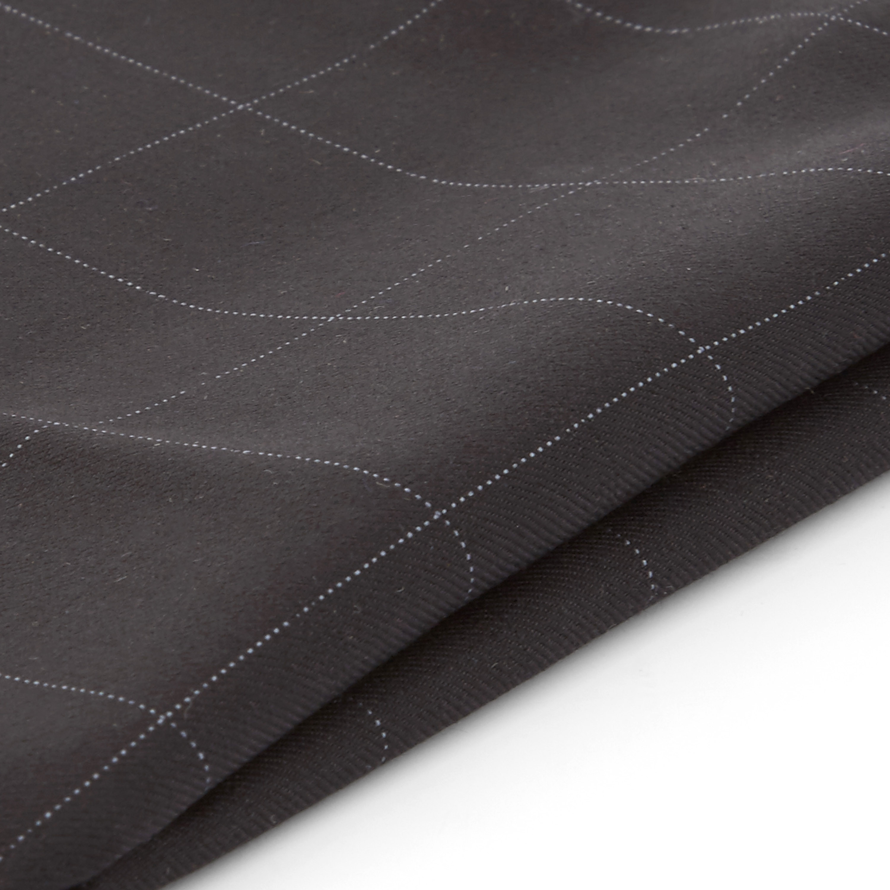 Pochette de costume noire à carreaux - 2