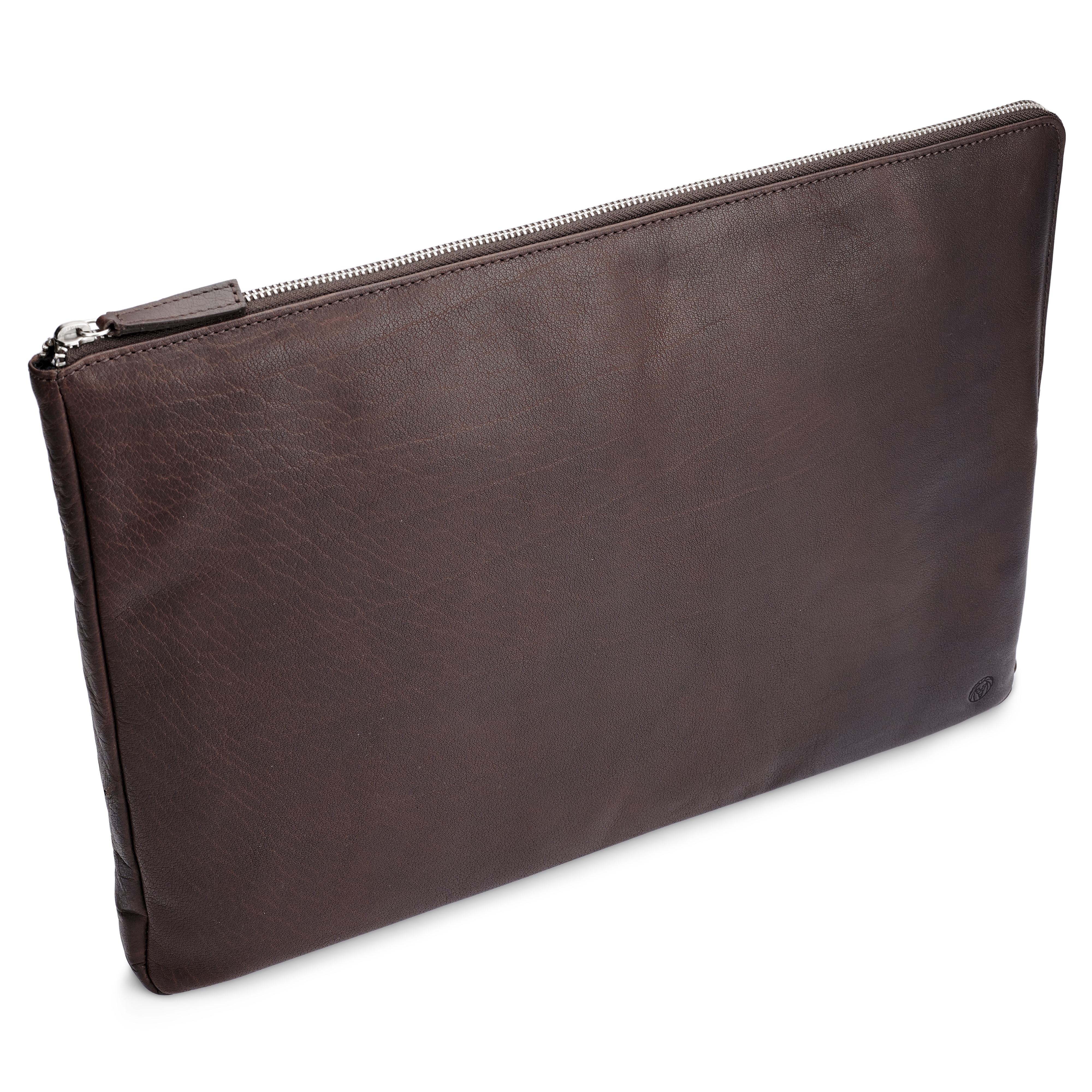 Ruskea nahkainen Montreal-suojakotelo kannettavalle tietokoneelle - 2