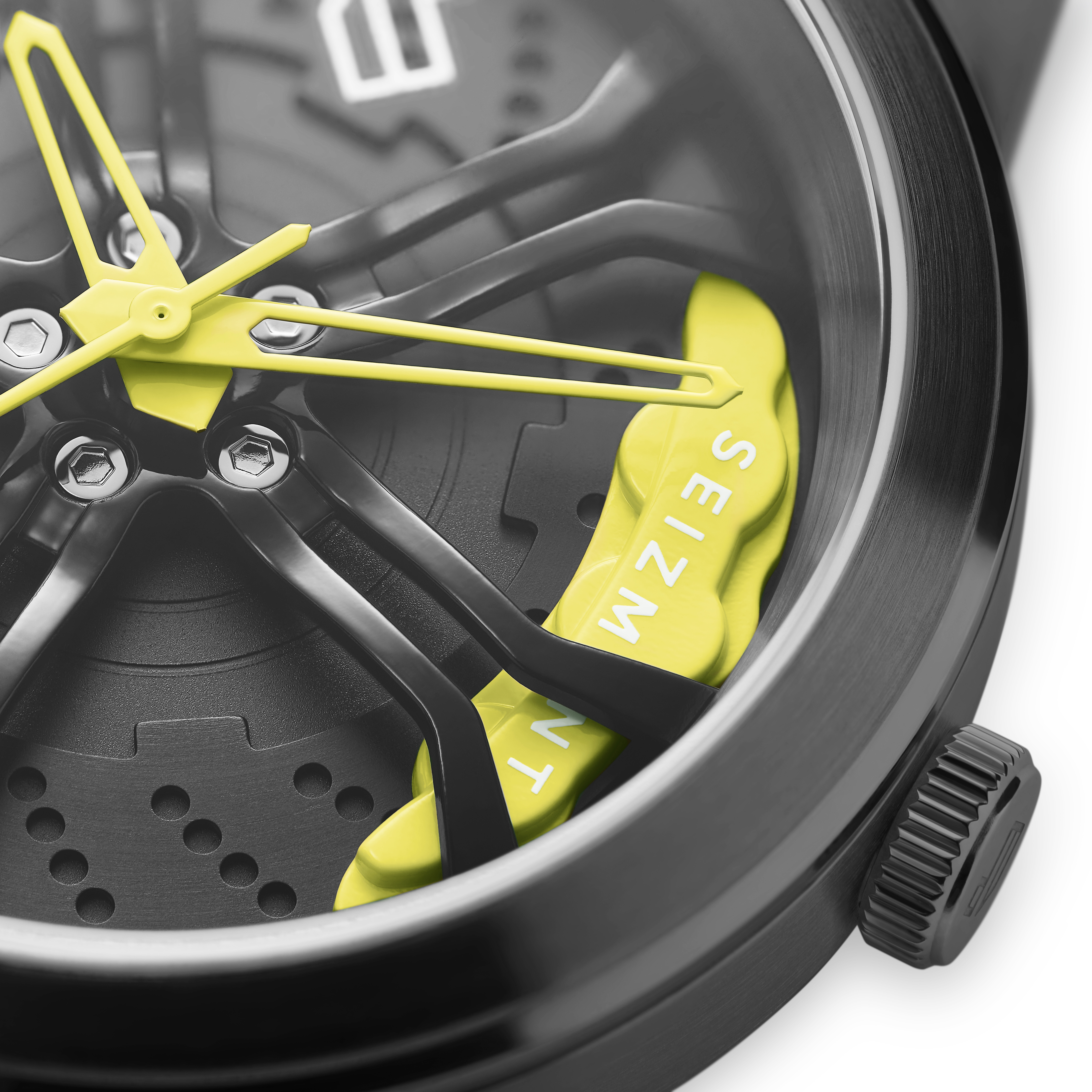 Monza | Reloj racing en negro y amarillo - 10