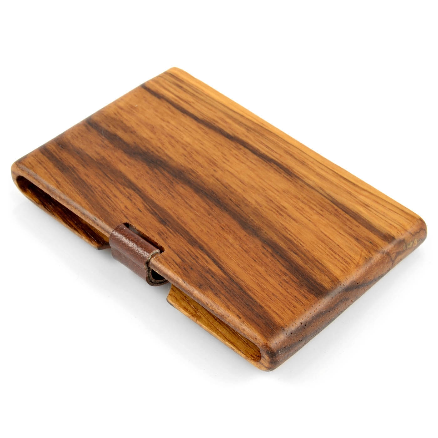 Solid Kortholder i Valnøddetræ - 2