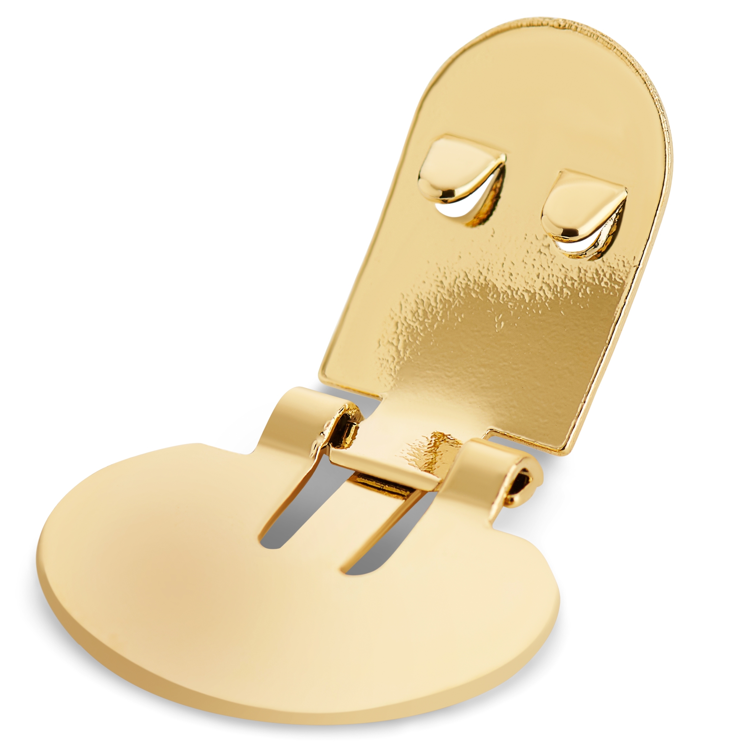 Gold-Tone Invisible Magnetic Tie Clip - 5