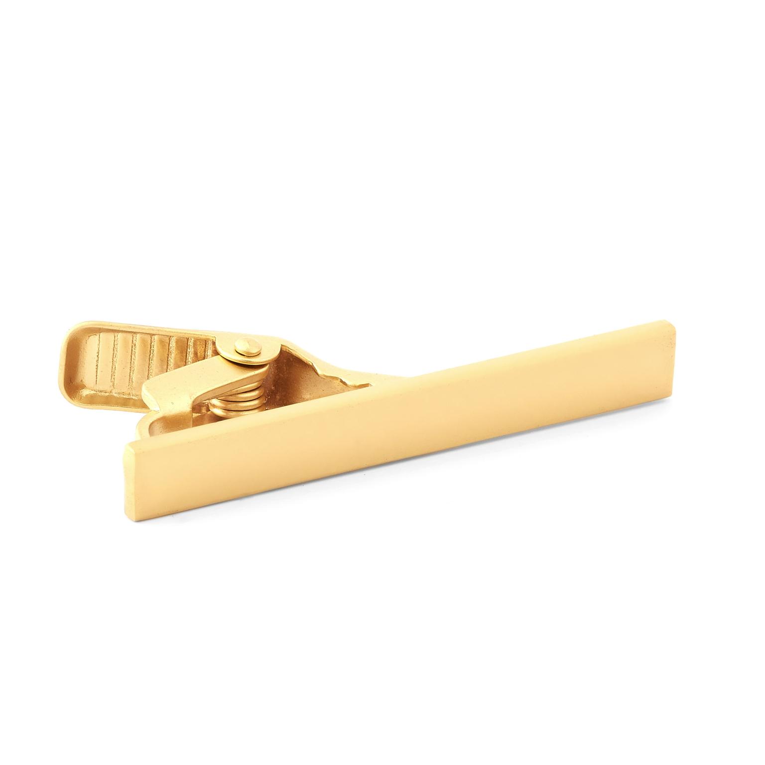 Pasador de corbata corto-Dorado Pasador de corbata corto-Dorado