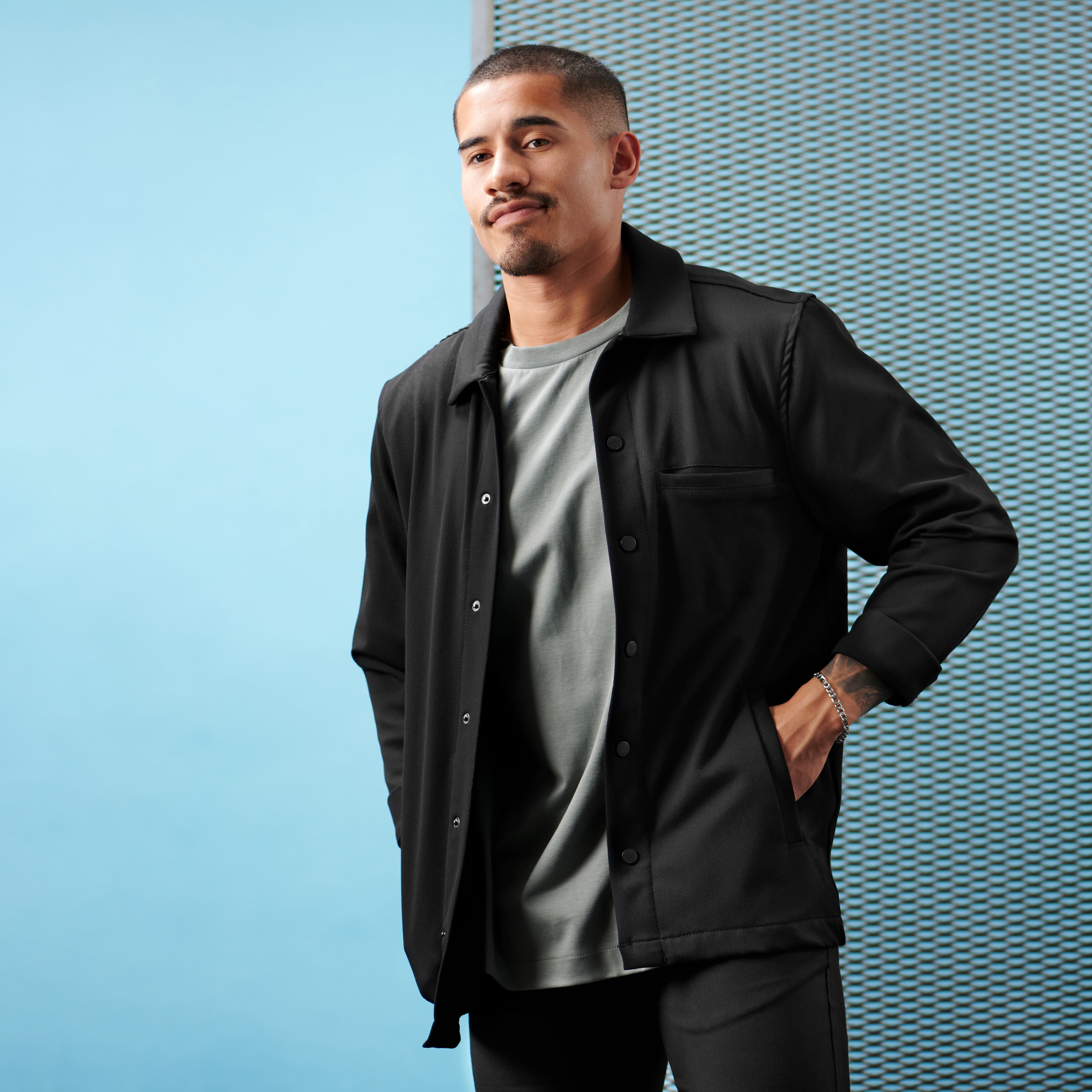 Figarokette Armband Silberfarben Cosmo Amager - 5