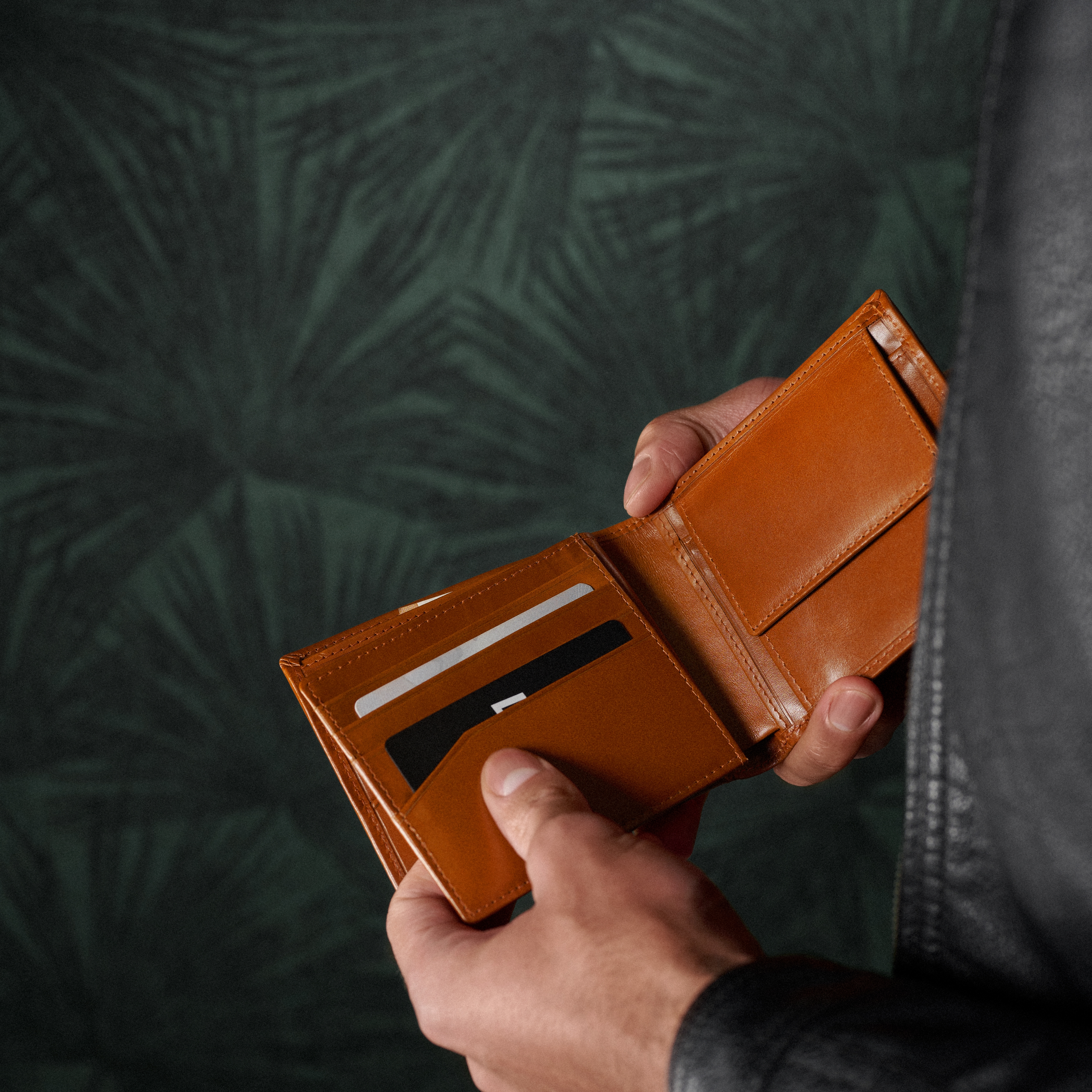 Tan Tommy Jasper Leather Wallet - 4