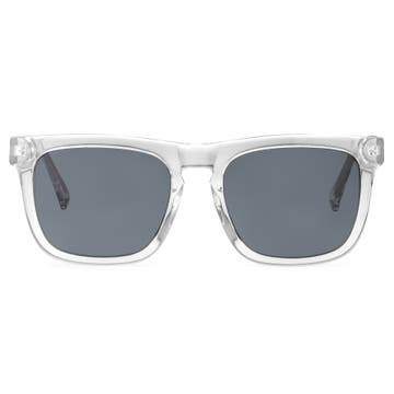 Retro Transparente Polariserede Smokey Solbriller