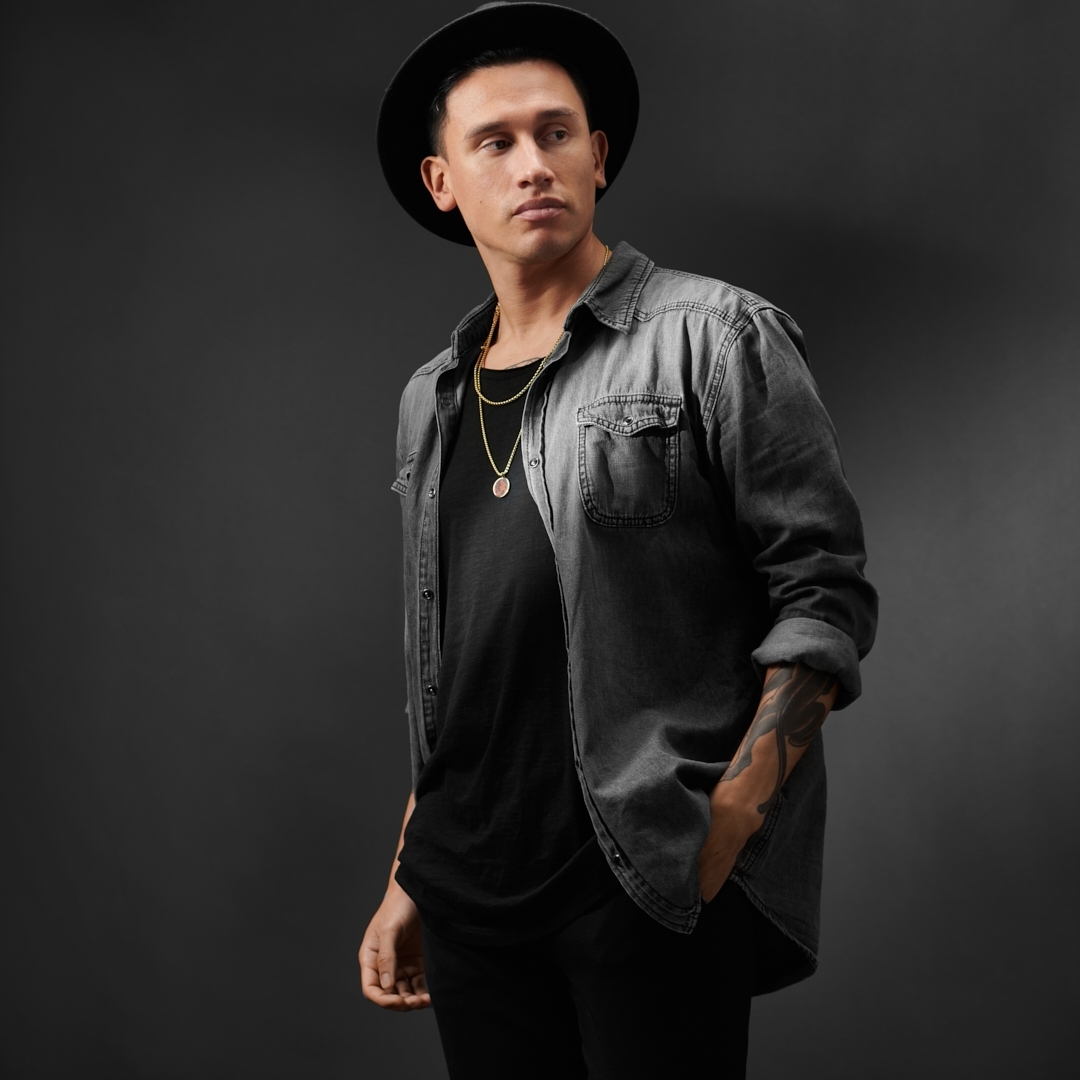 Gold-tone Rico Chain and Orisun Mahogany Obsidian Necklace Layering Set - 4