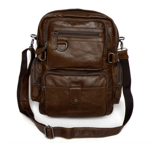 Vintage Læder Rygsæk - 5