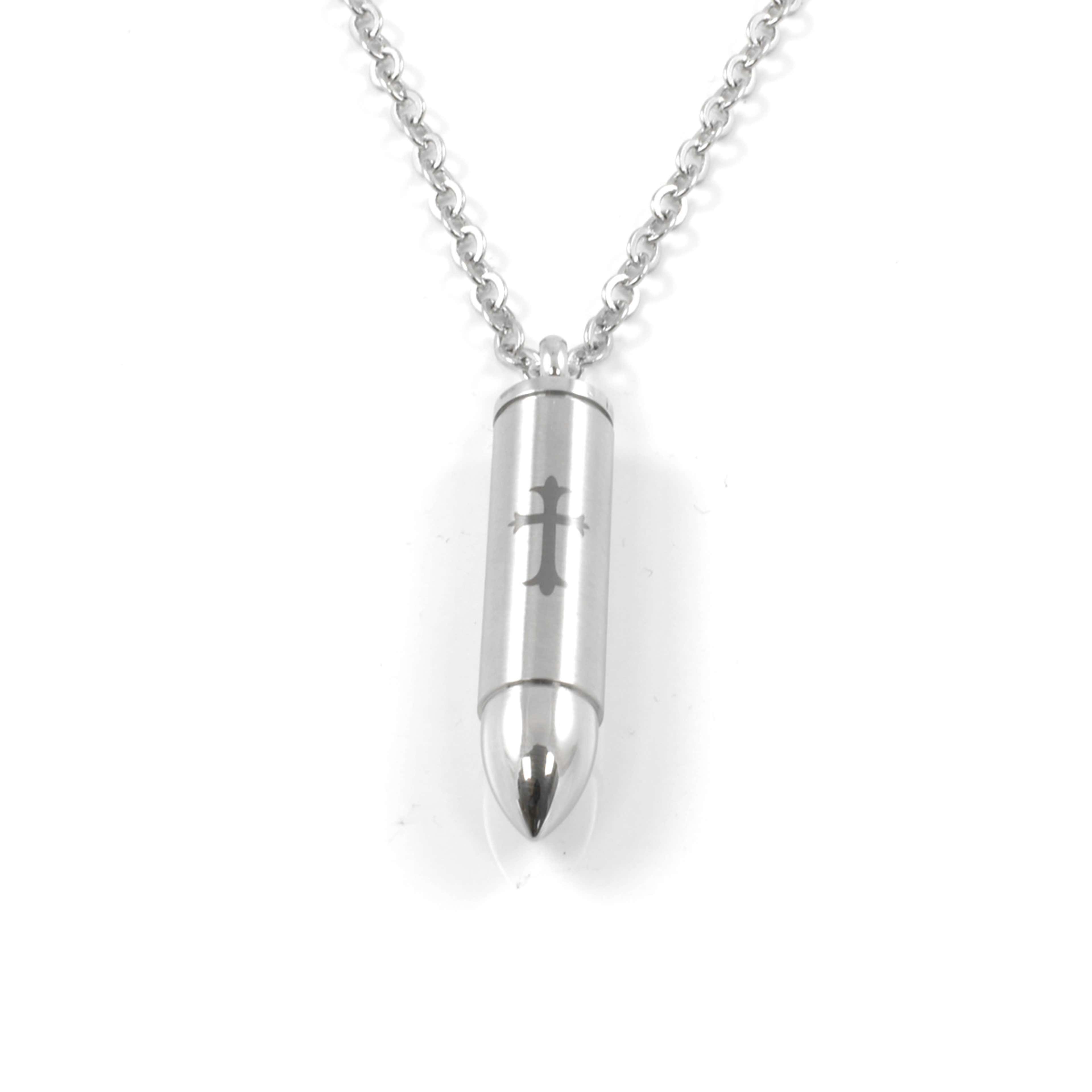 Secret Compartment Stainless Steel Necklace - 1 - primary thumbnail small_image gallery