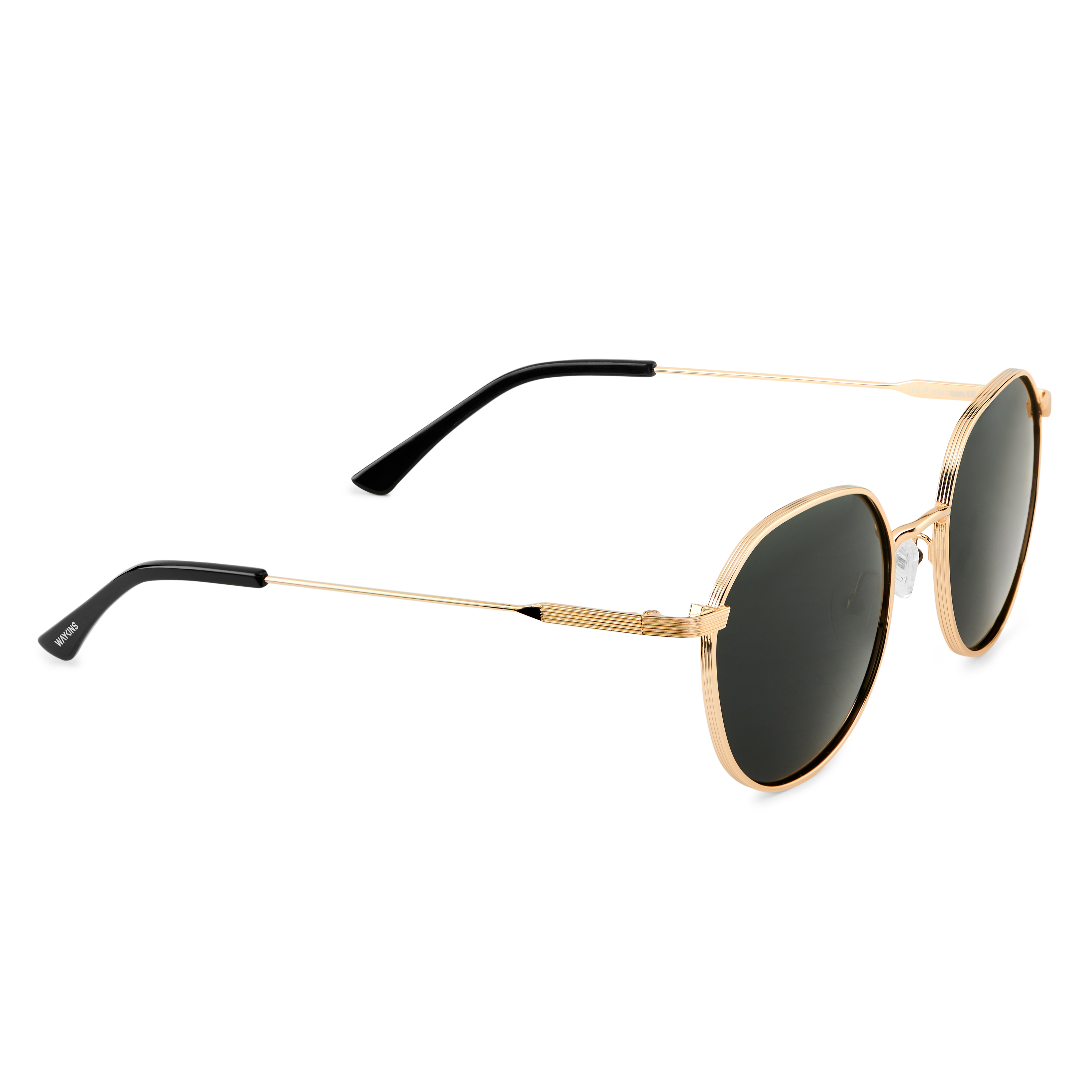 Sonnenbrille Goldfarben & Grau Willem Thea - 5