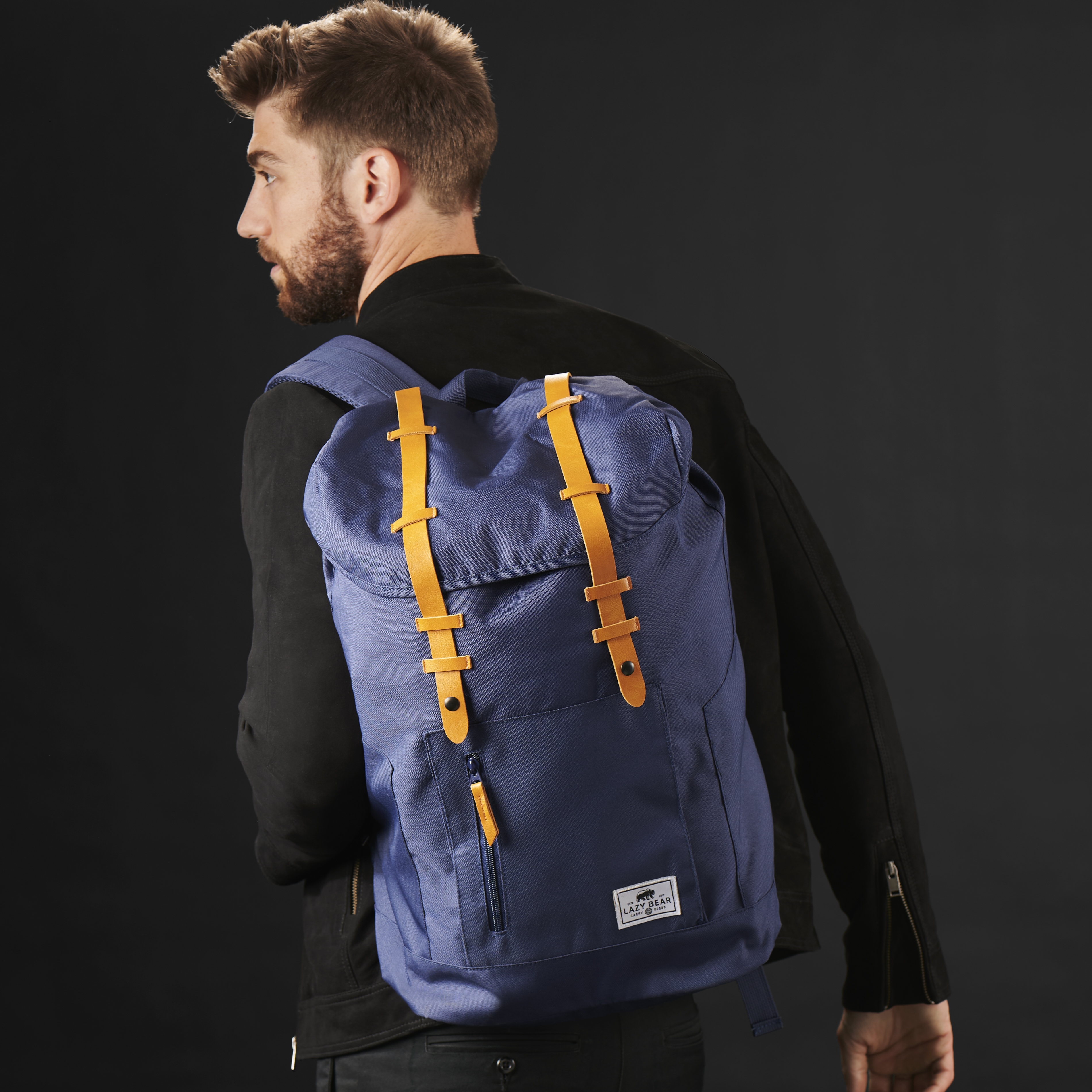 Sac à dos bleu marine Lucas - 4