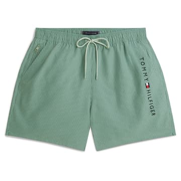 Tommy Hilfiger | Zelené pruhované plavkové šortky Tommy Hilfiger | Zelené pruhované plavkové šortky