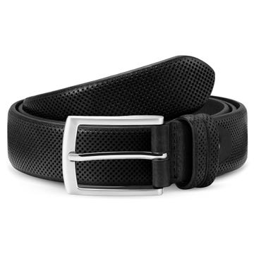 Holmes Black Full-Grain Leather Belt