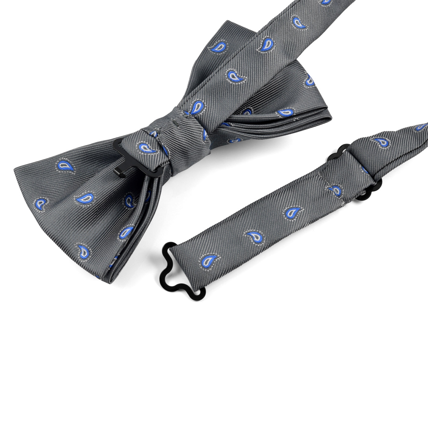 Grijze Vlinderdas Met Patronen - 3