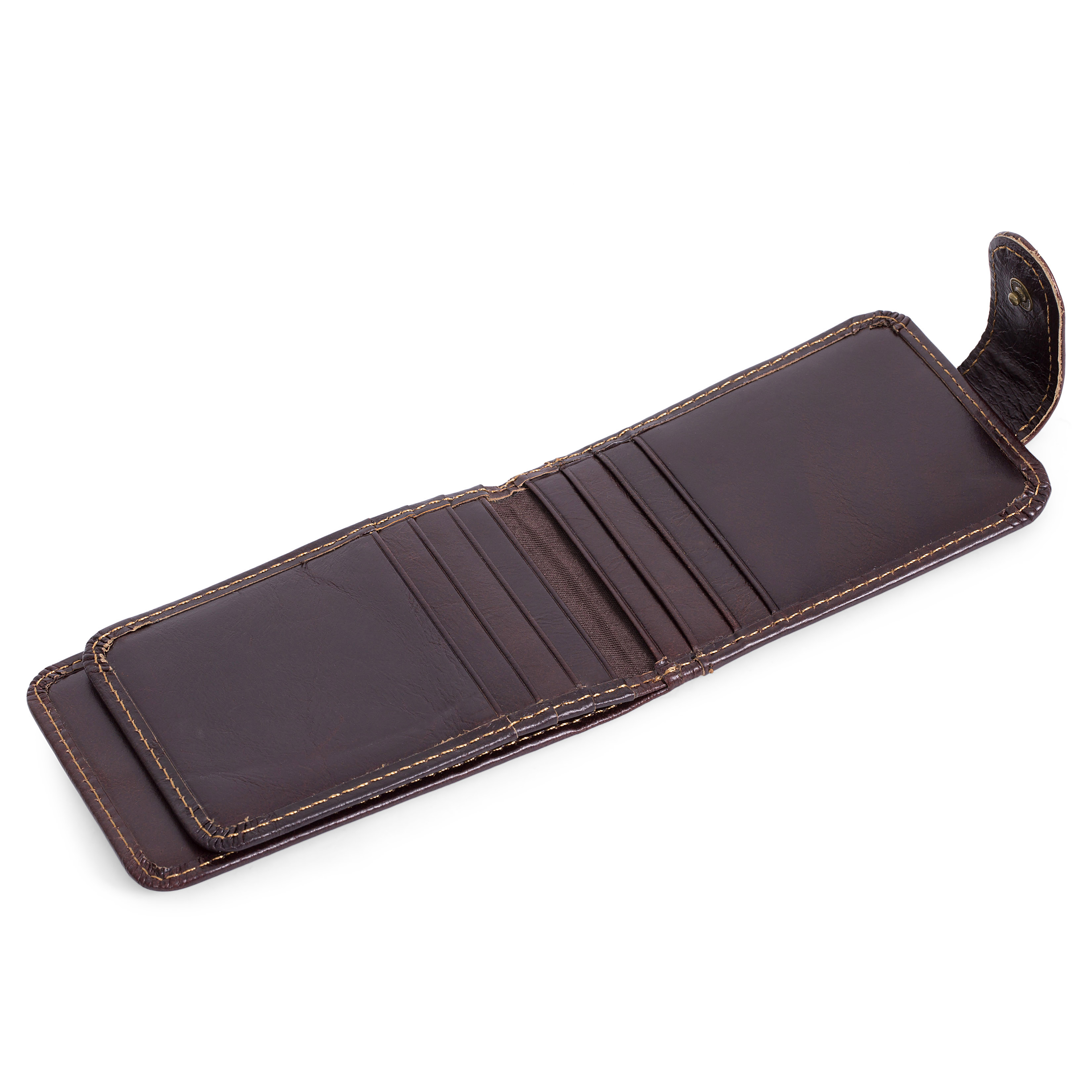 Classic Vintage Brown Card Holder - 7
