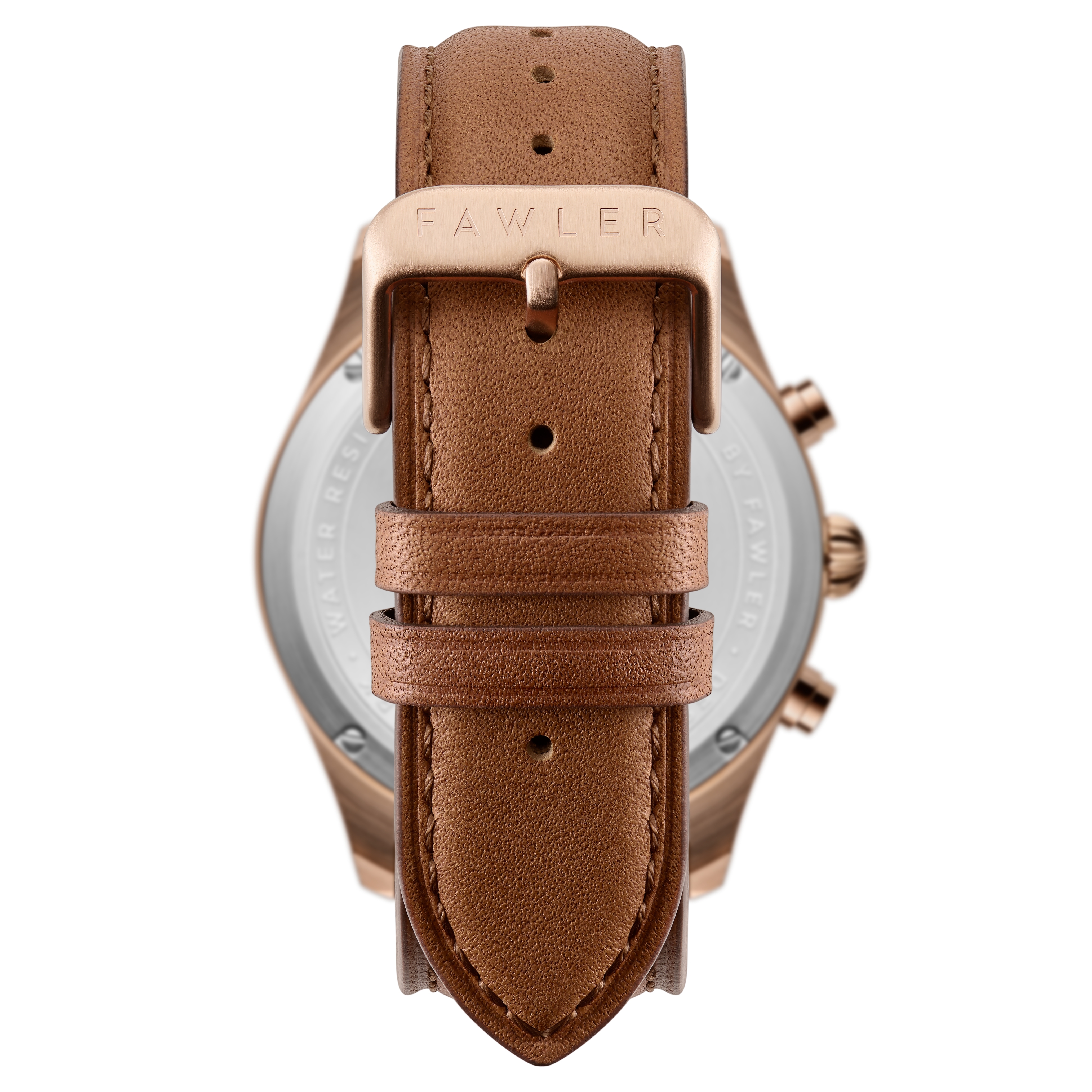 Fraser | Rose Gold-Tone and Blue Pilot’s Chronograph Watch - 5