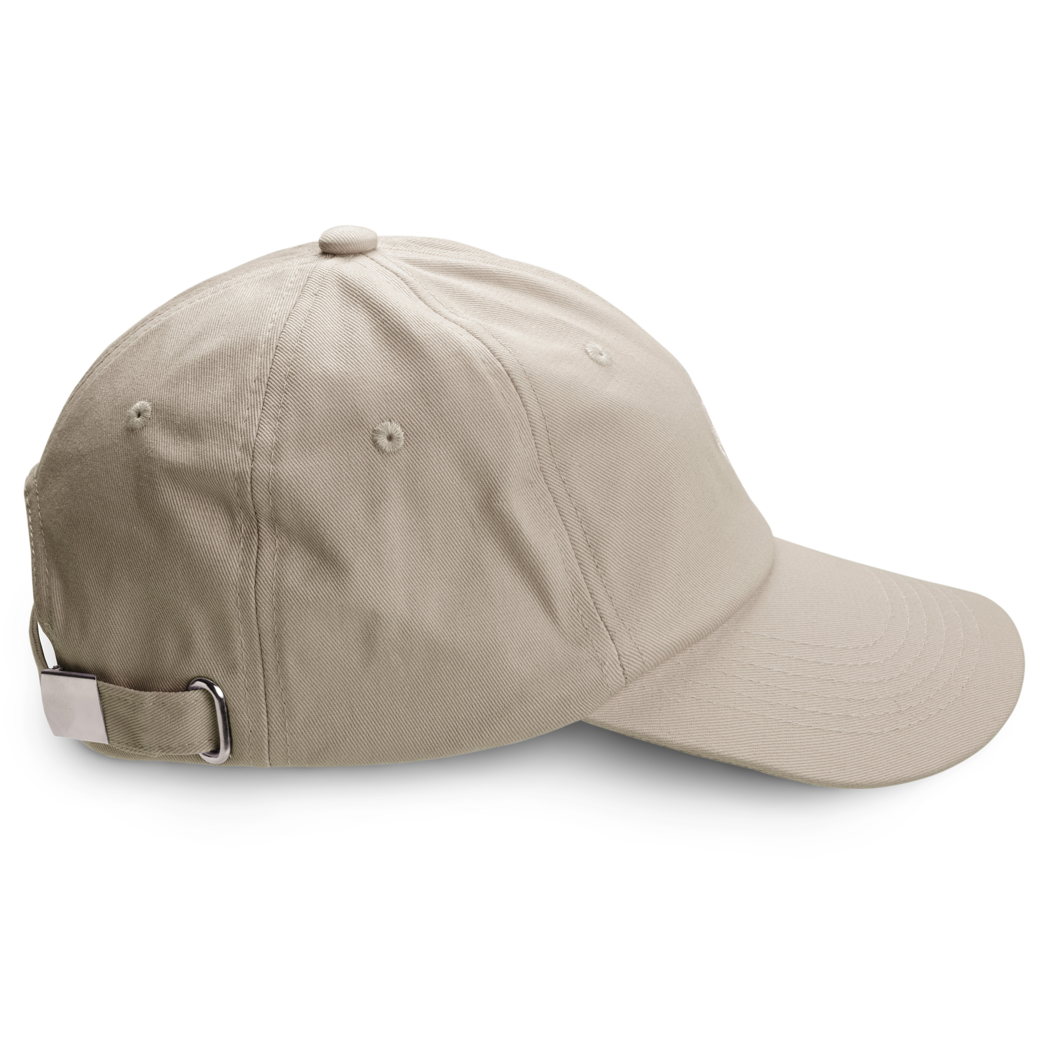 Waykins | Lys Sandfarget Bomullslue med Logo - 3