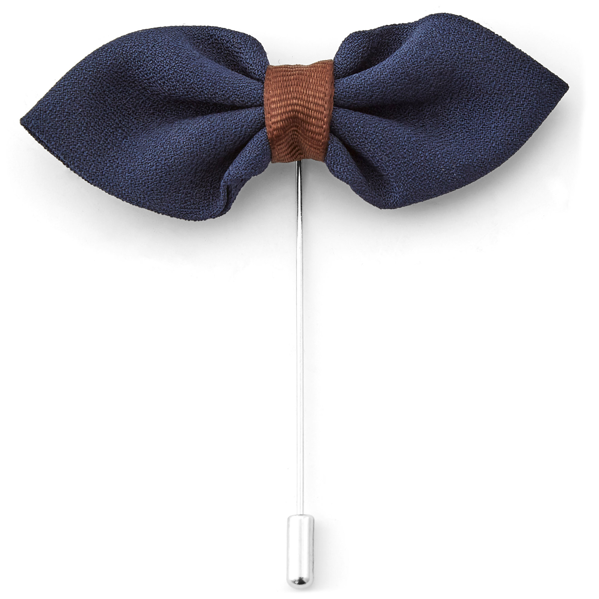 Rosett Marinblå Kavajnål - 1