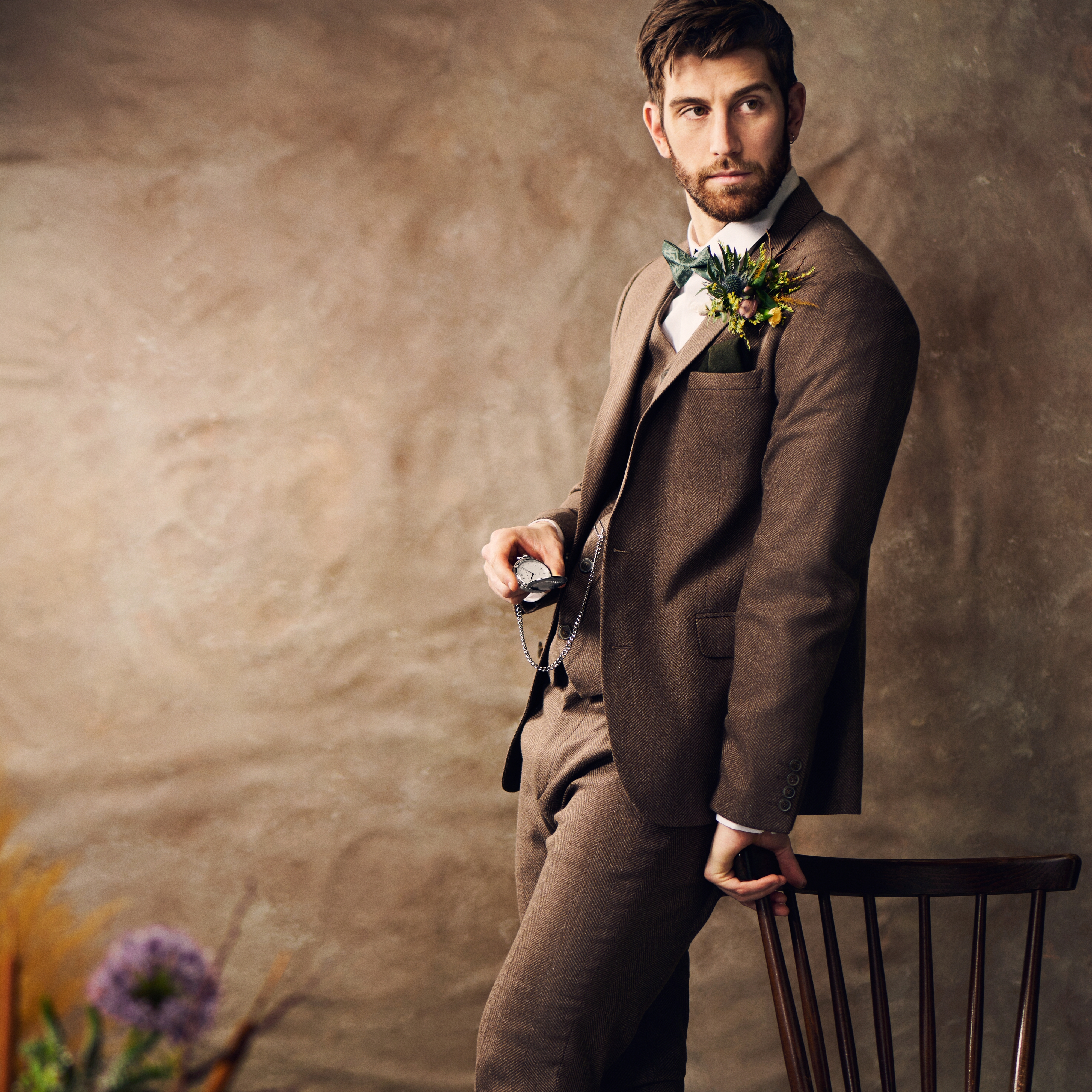 Easton | Сребрист джобен часовник - 5