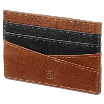 Lacey Tan Leather RFID Card Holder