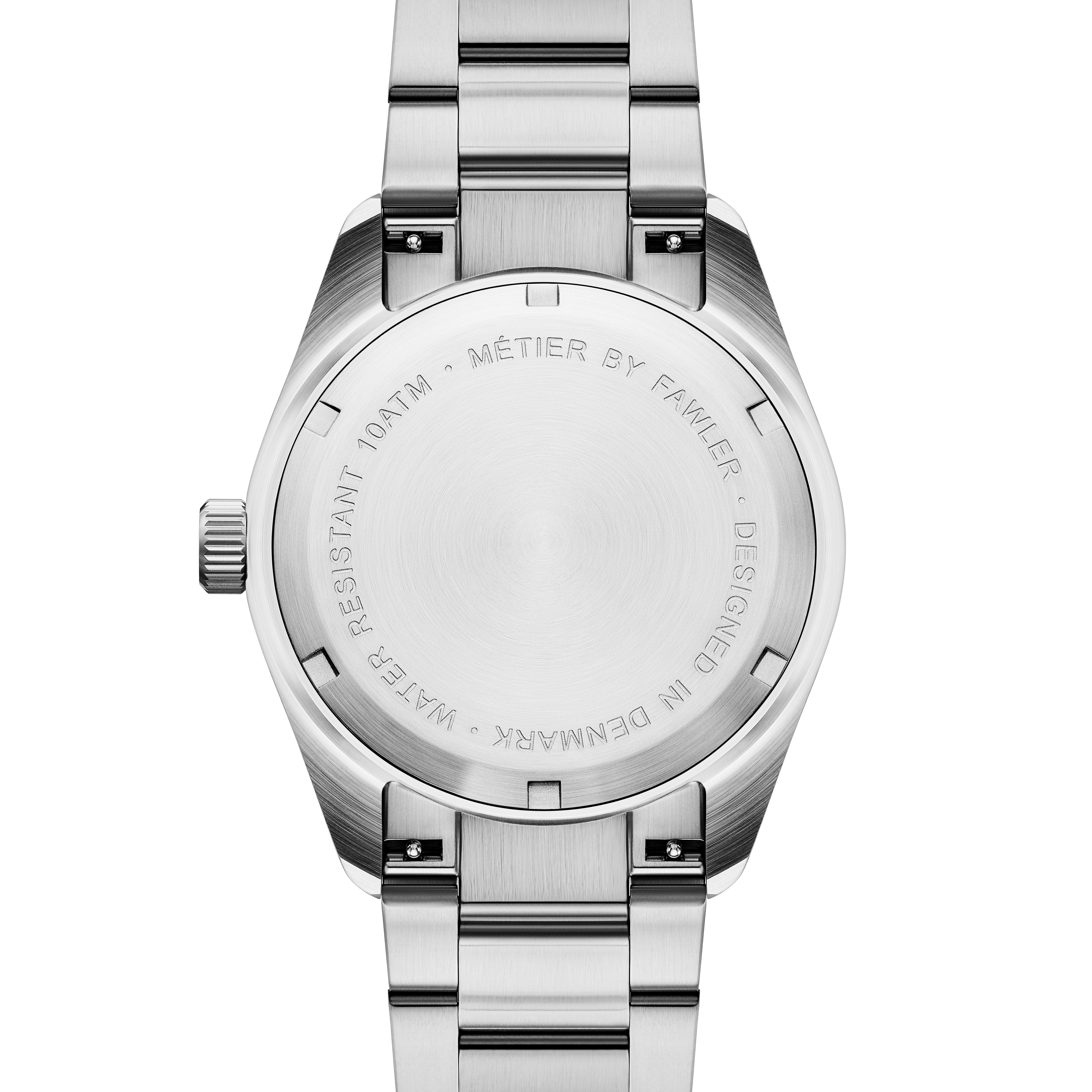 Métier II | Orangene GMT-Uhr aus Edelstahl - 6