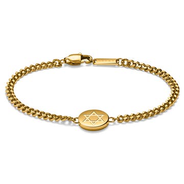 Unity | Bracciale color oro con Stella di David Unity | Bracciale color oro con Stella di David