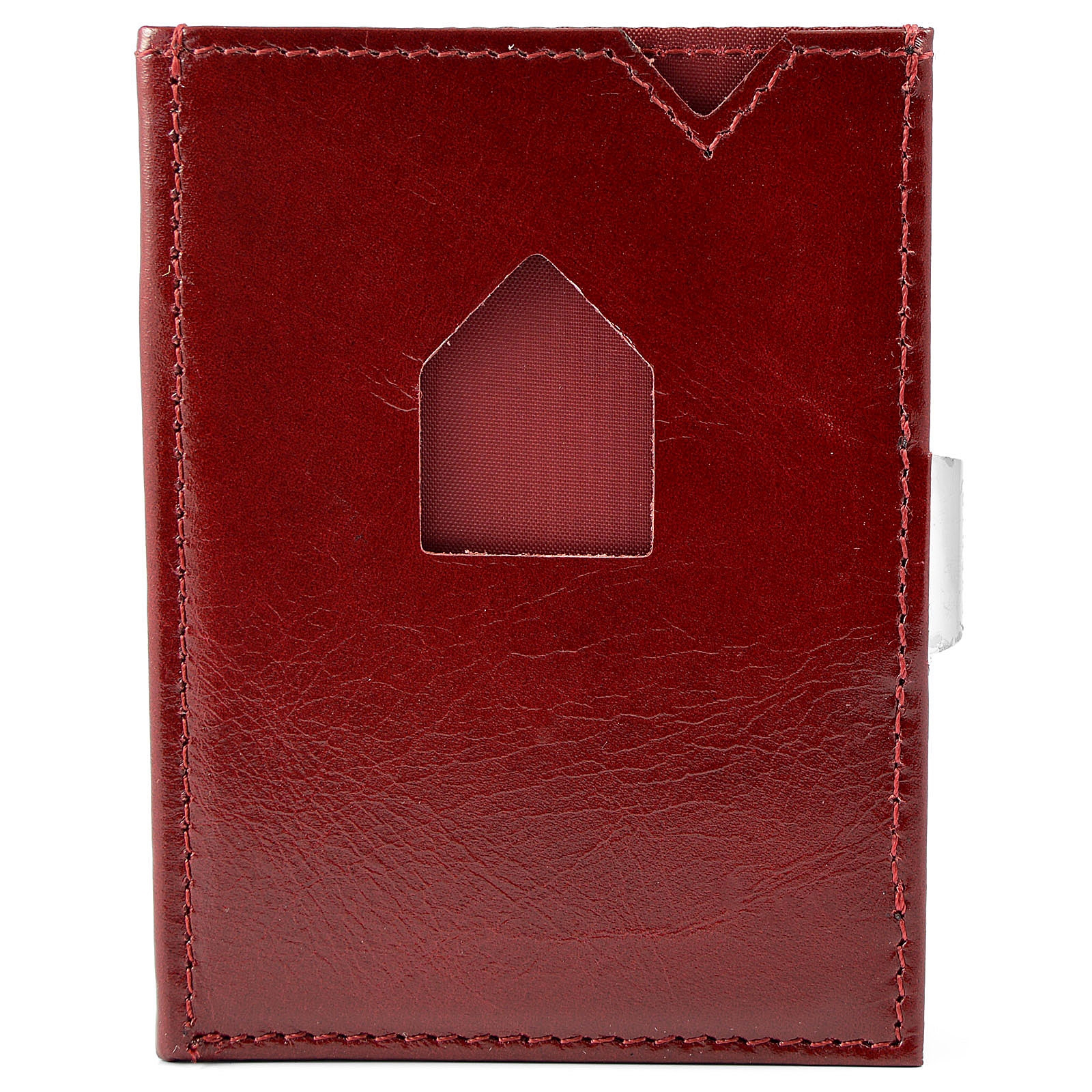 Burgunderroter Kartenhalter - 3