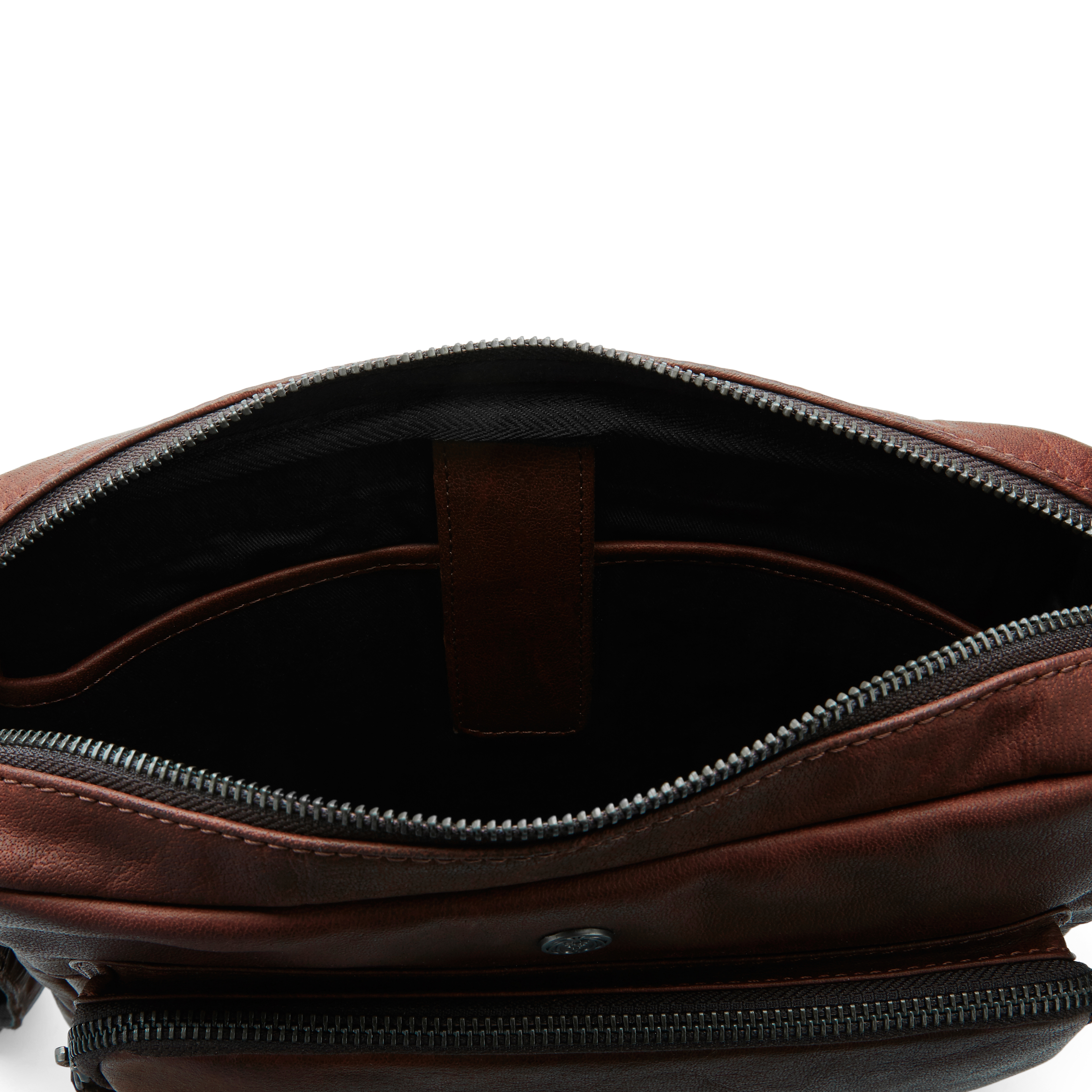 Oxford Classic Brown City Leather Bag - 7