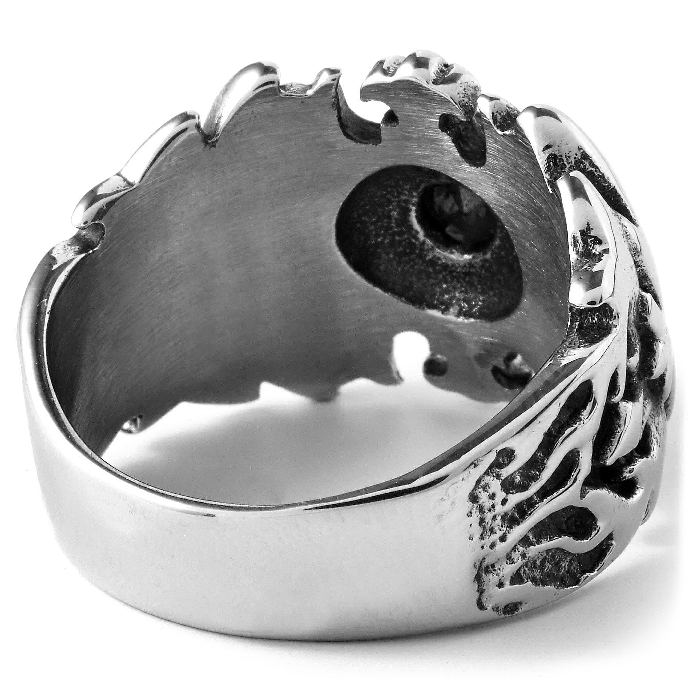 Teräksinen barokkisormus - 2