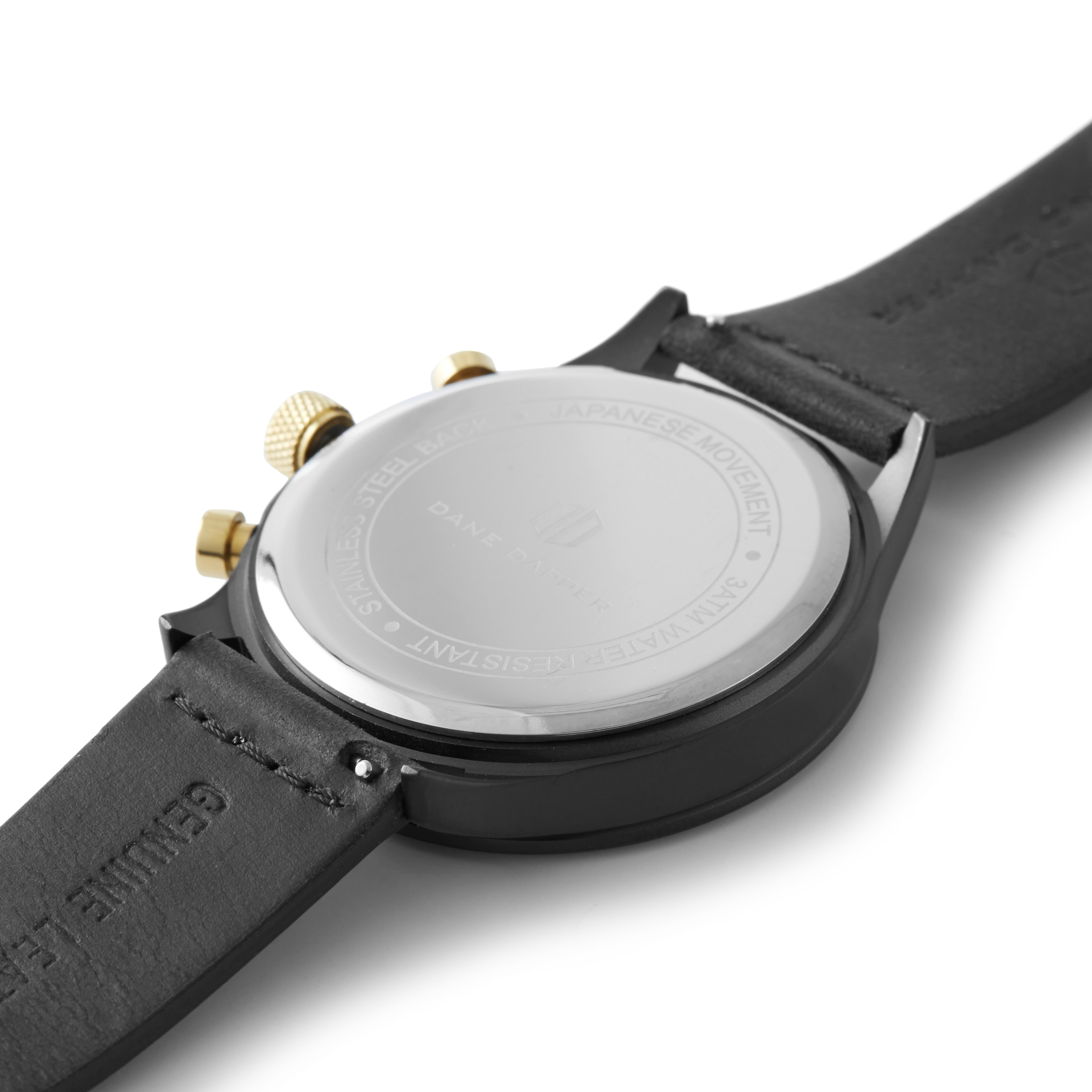 Black & Gold Troika Watch - 4