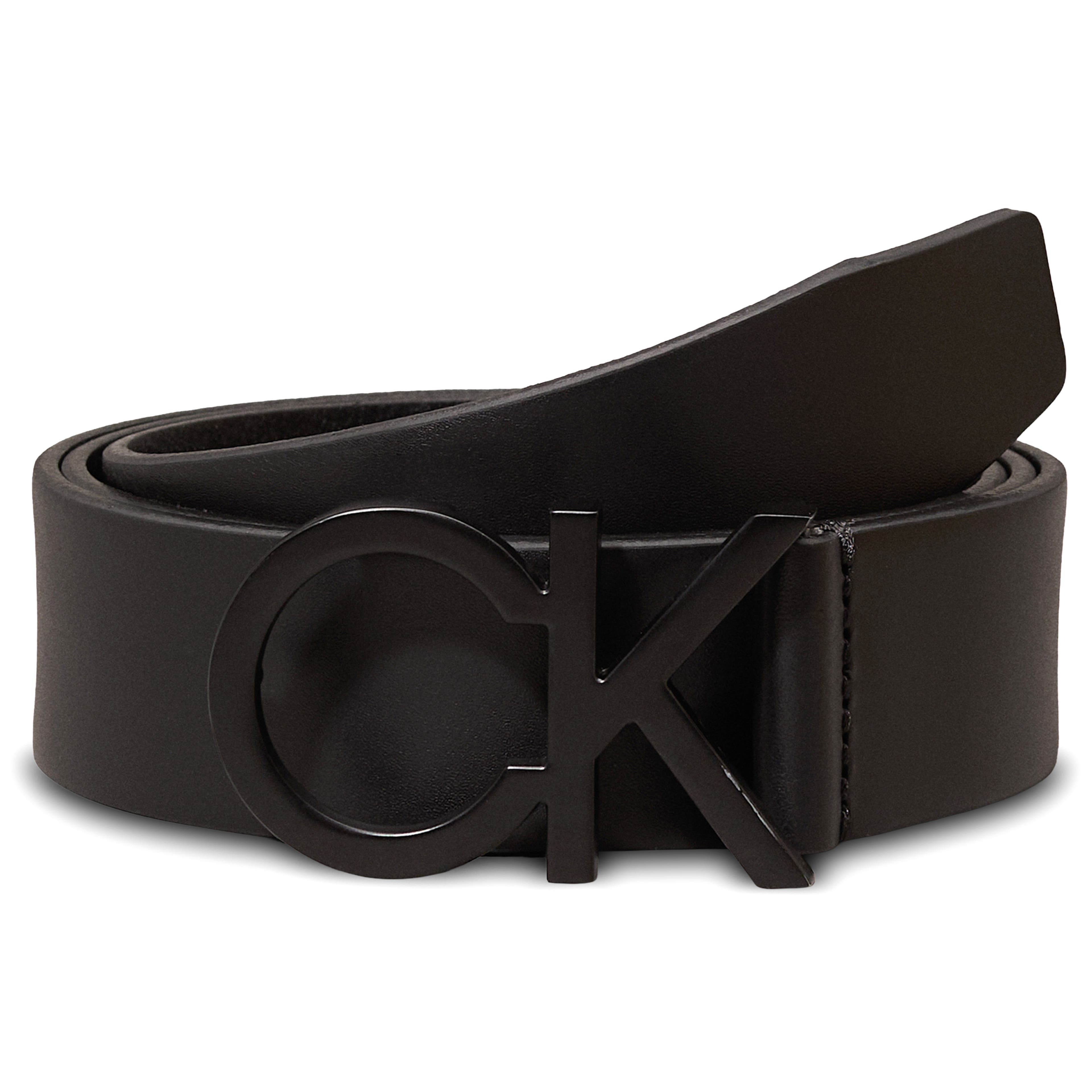 Pasek Calvin Klein Black Buckle Czarny Pasek Calvin Klein Black Buckle Czarny