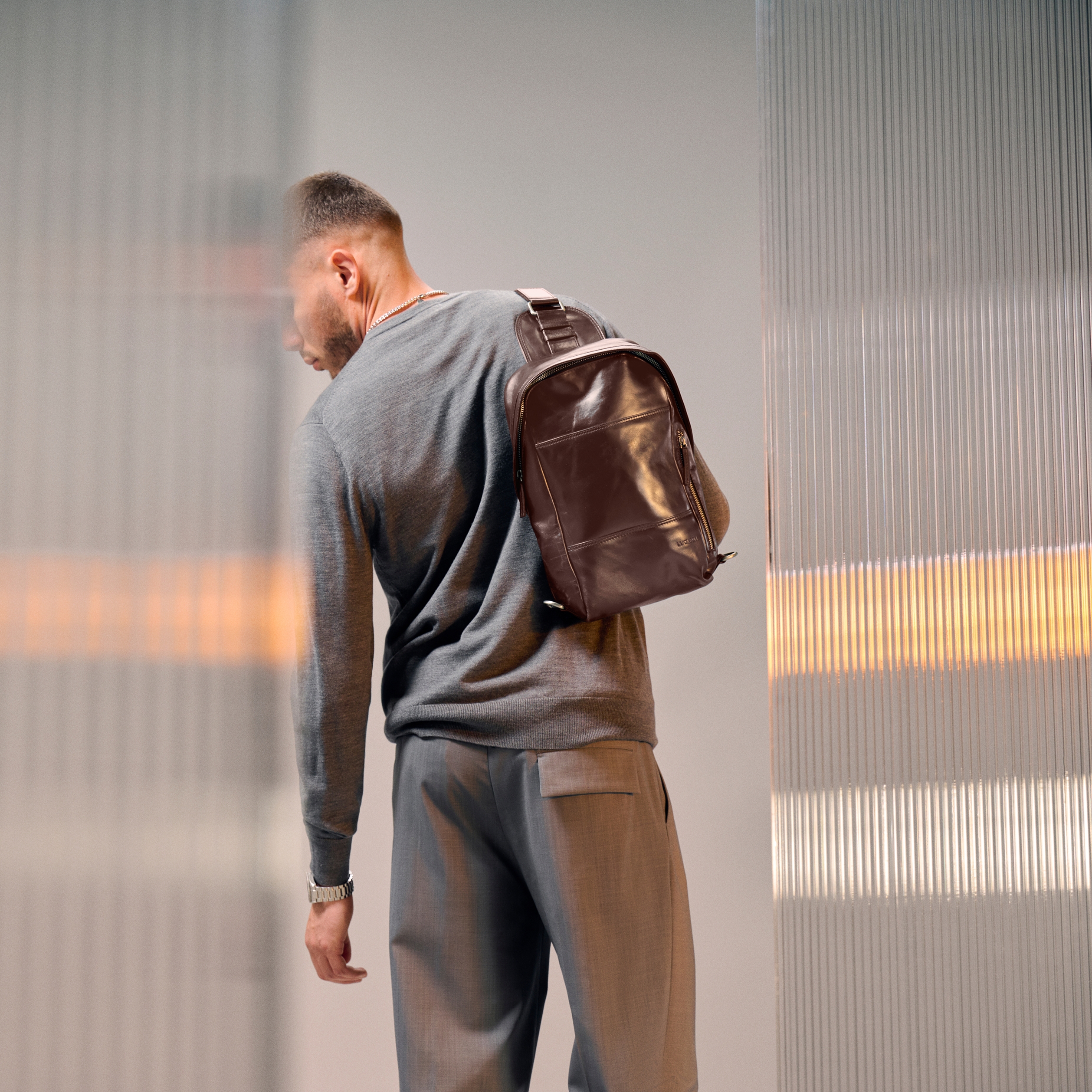 Mochila a Tiracolo Castanha Jasper  - 2