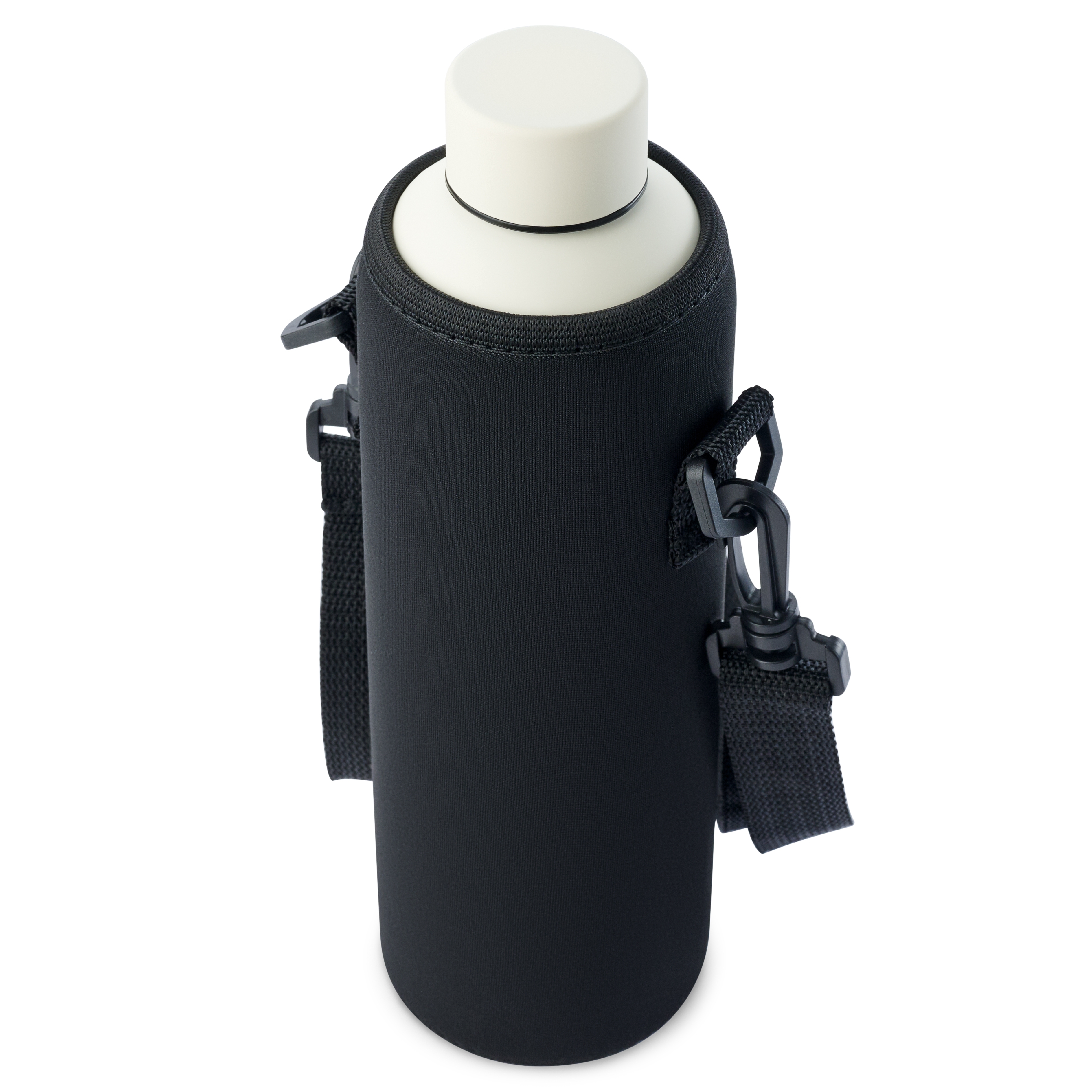 Black Sporty Neoprene Bottle Holder | 750 ml - 4