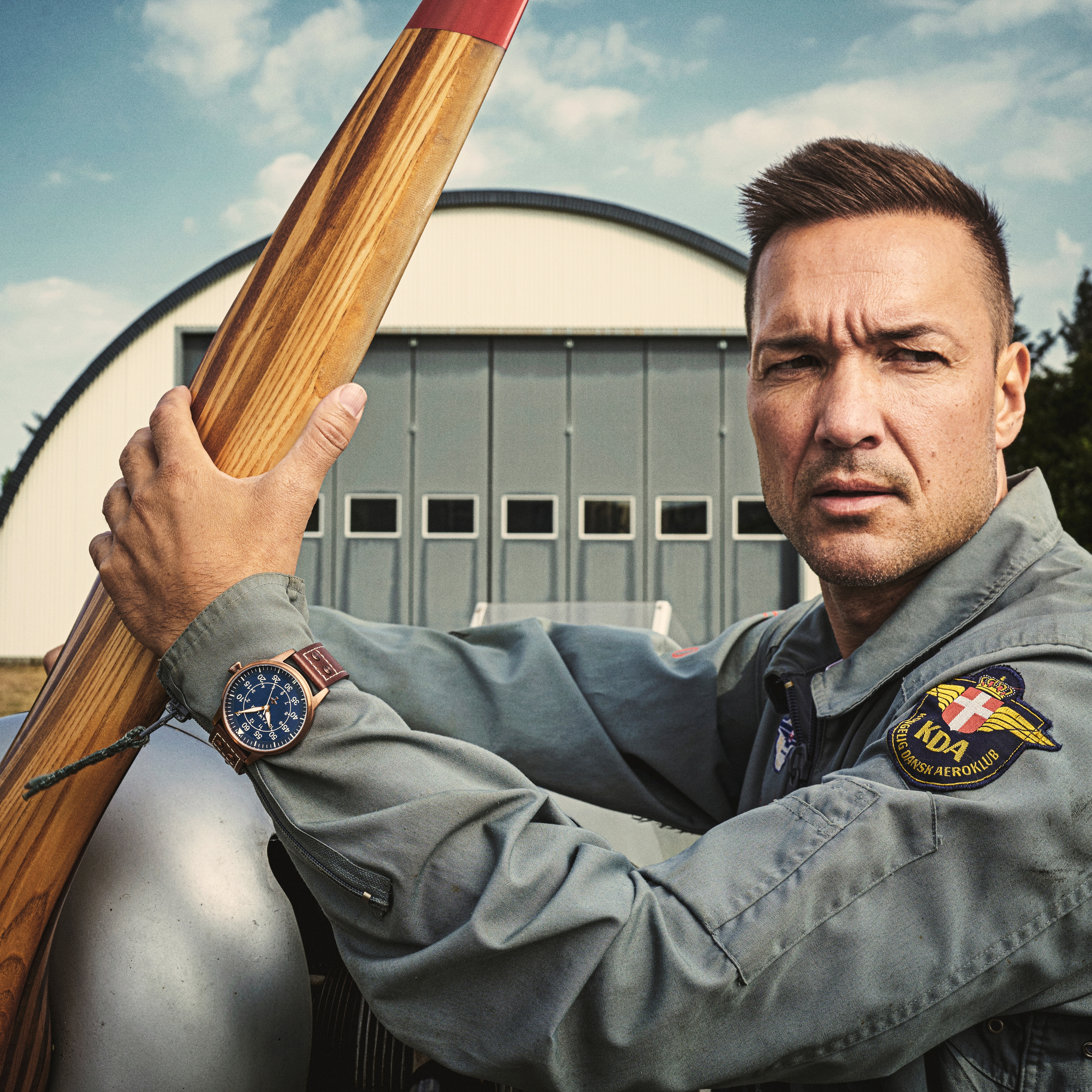 Apollo | Limitierte kupferfarbene Fliegeruhr aus Edelstahl - 4