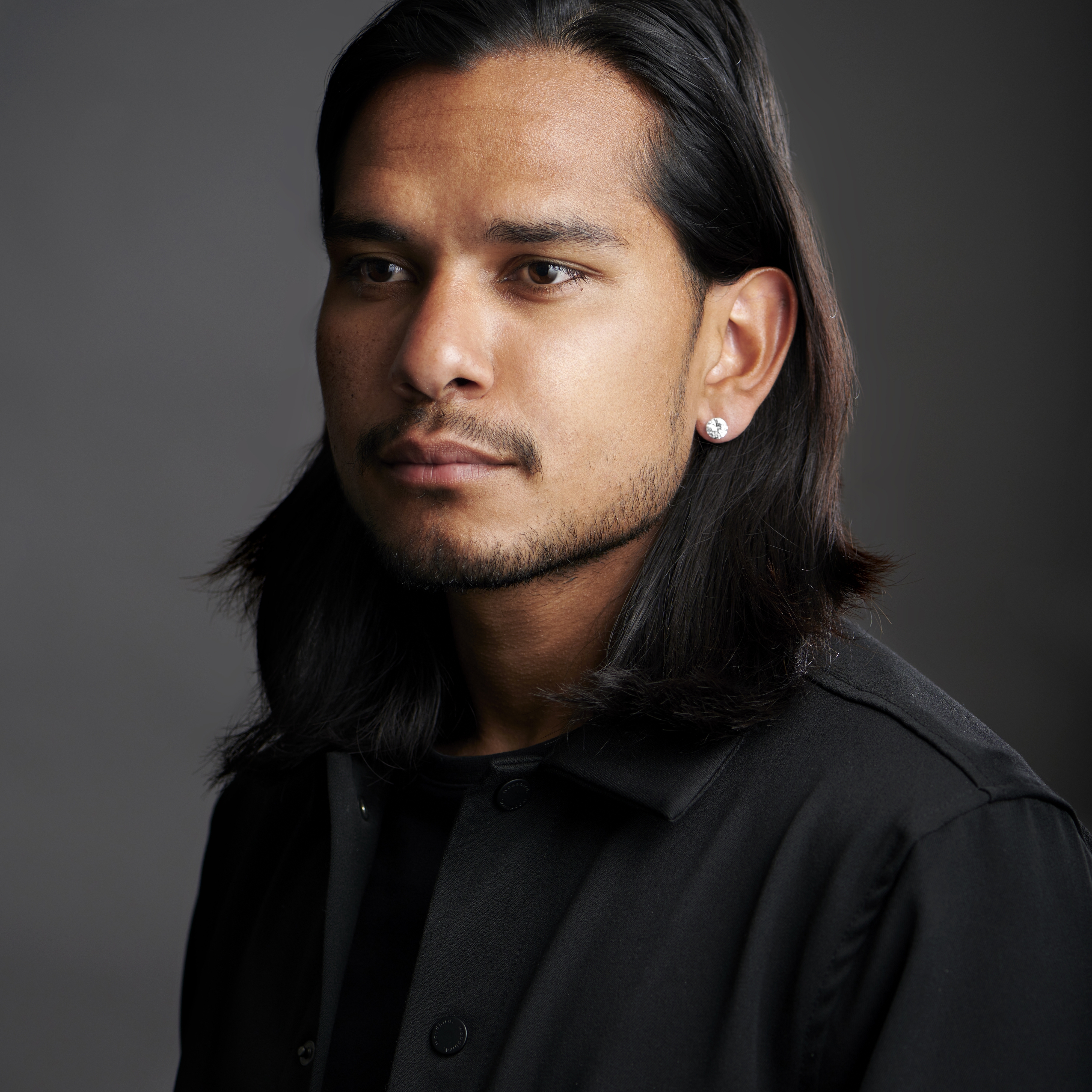 Boucle d'oreille ronde en zircone - 5