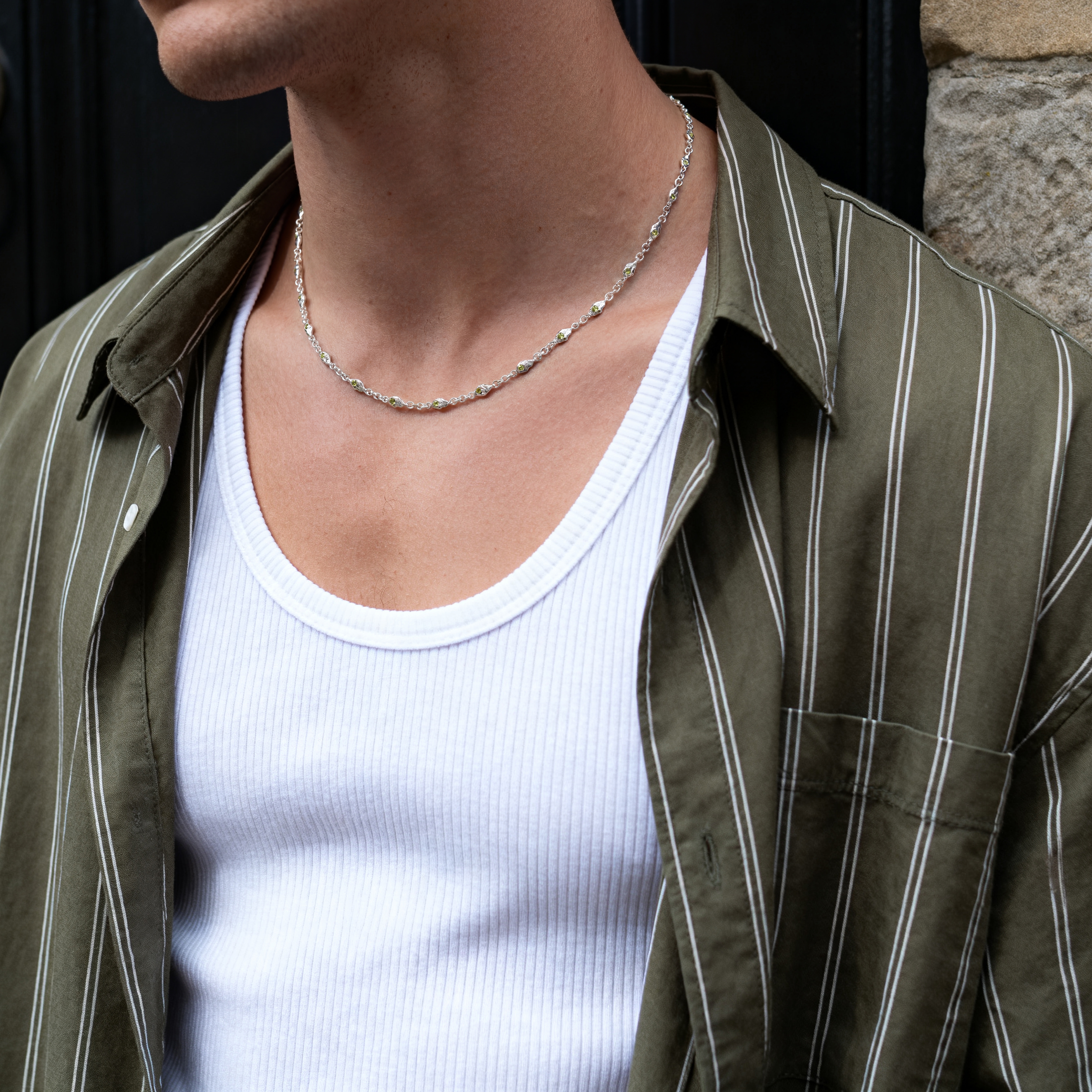 Hidden Gem | Dragonfire Eternity-ketting van 925 sterling zilver - 4