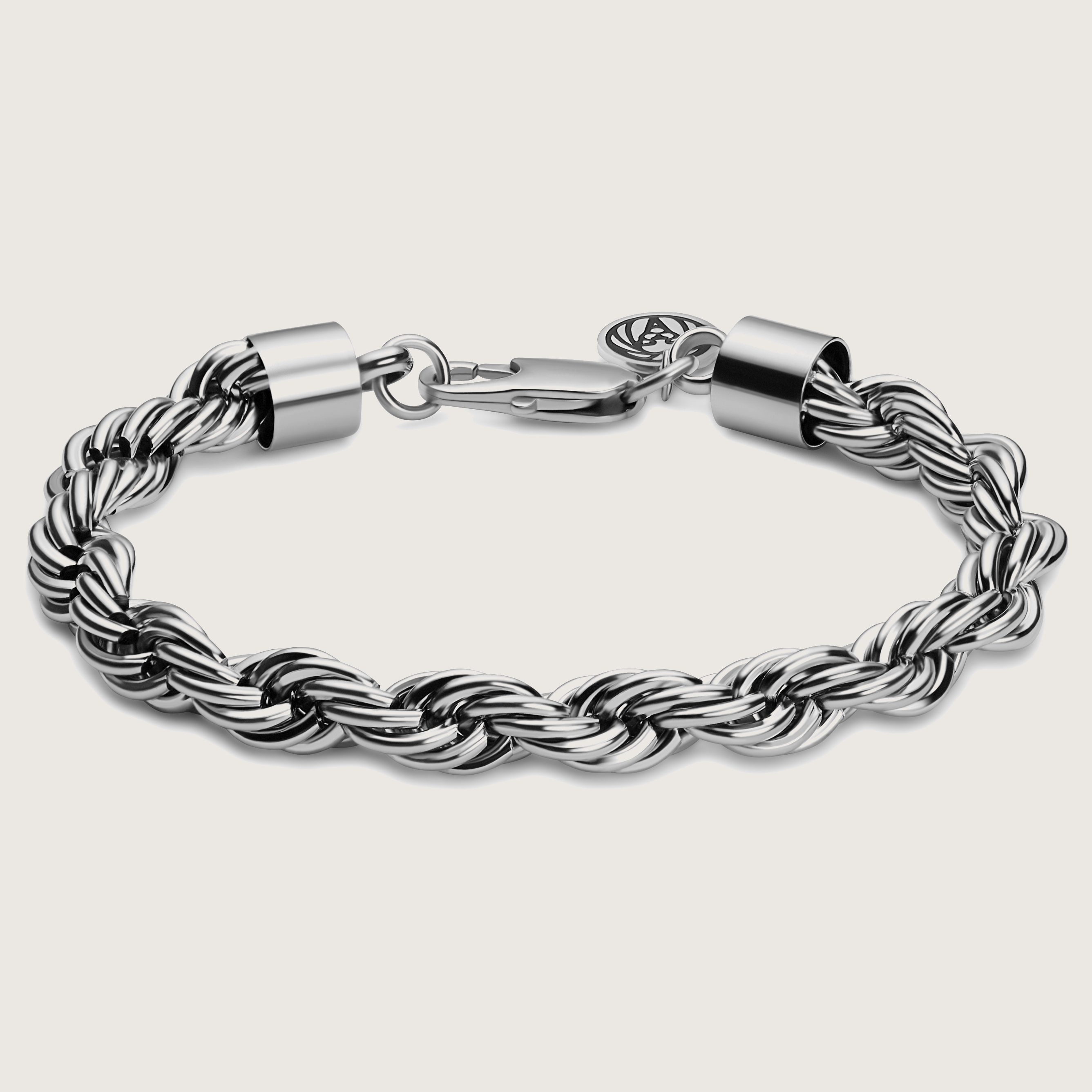 アクセサリー INTERIM Silver Medium Chain Bracelet 46-2-8_mm_rope-email.jpg