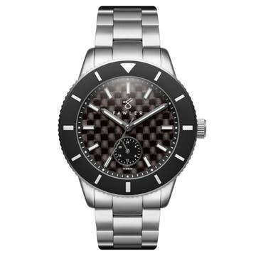 Makalu | Limitovaná edícia - potápačské hodinky z brúseného titánu s uhlíkovými vláknami