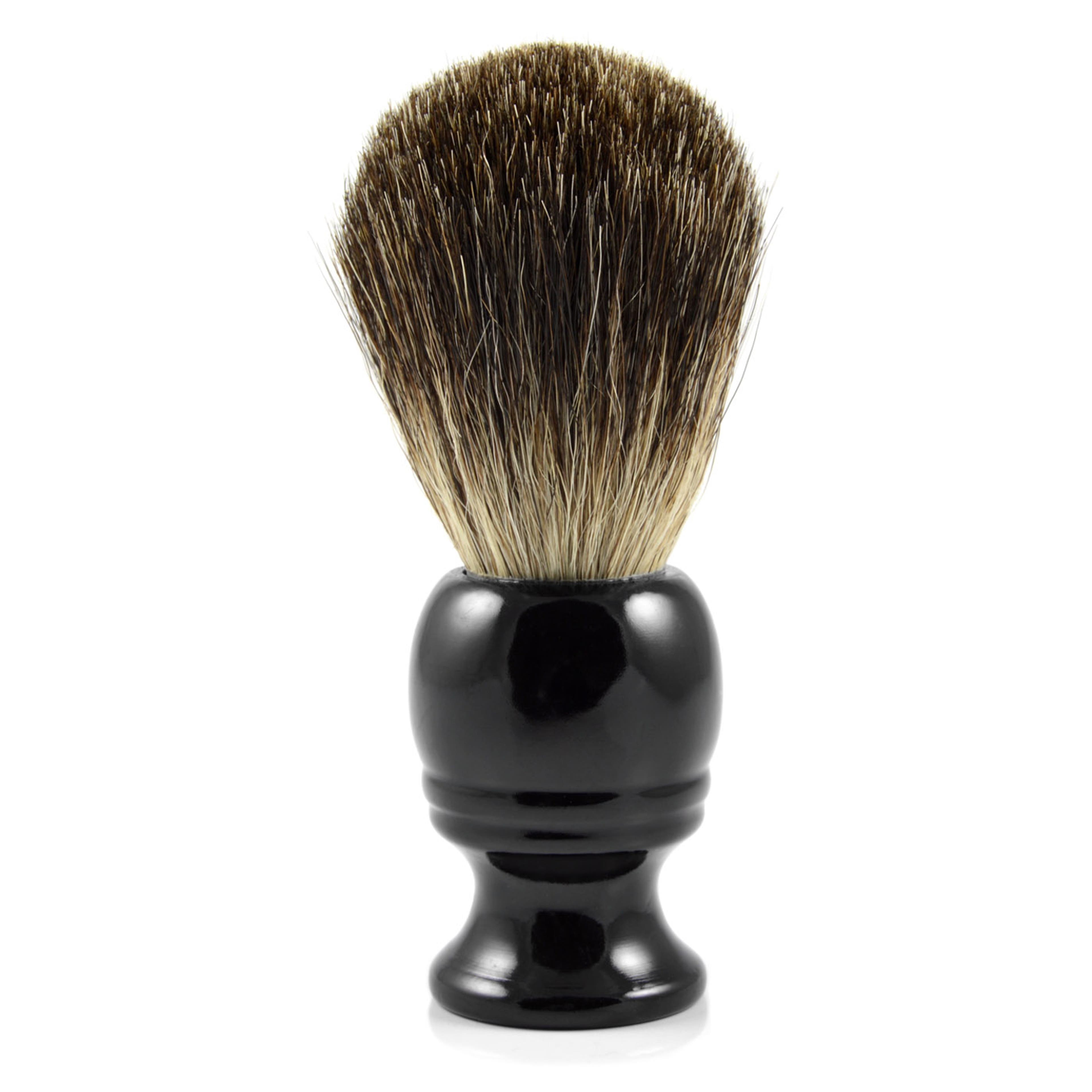 Черна дървена четка за бръснене Black Badger