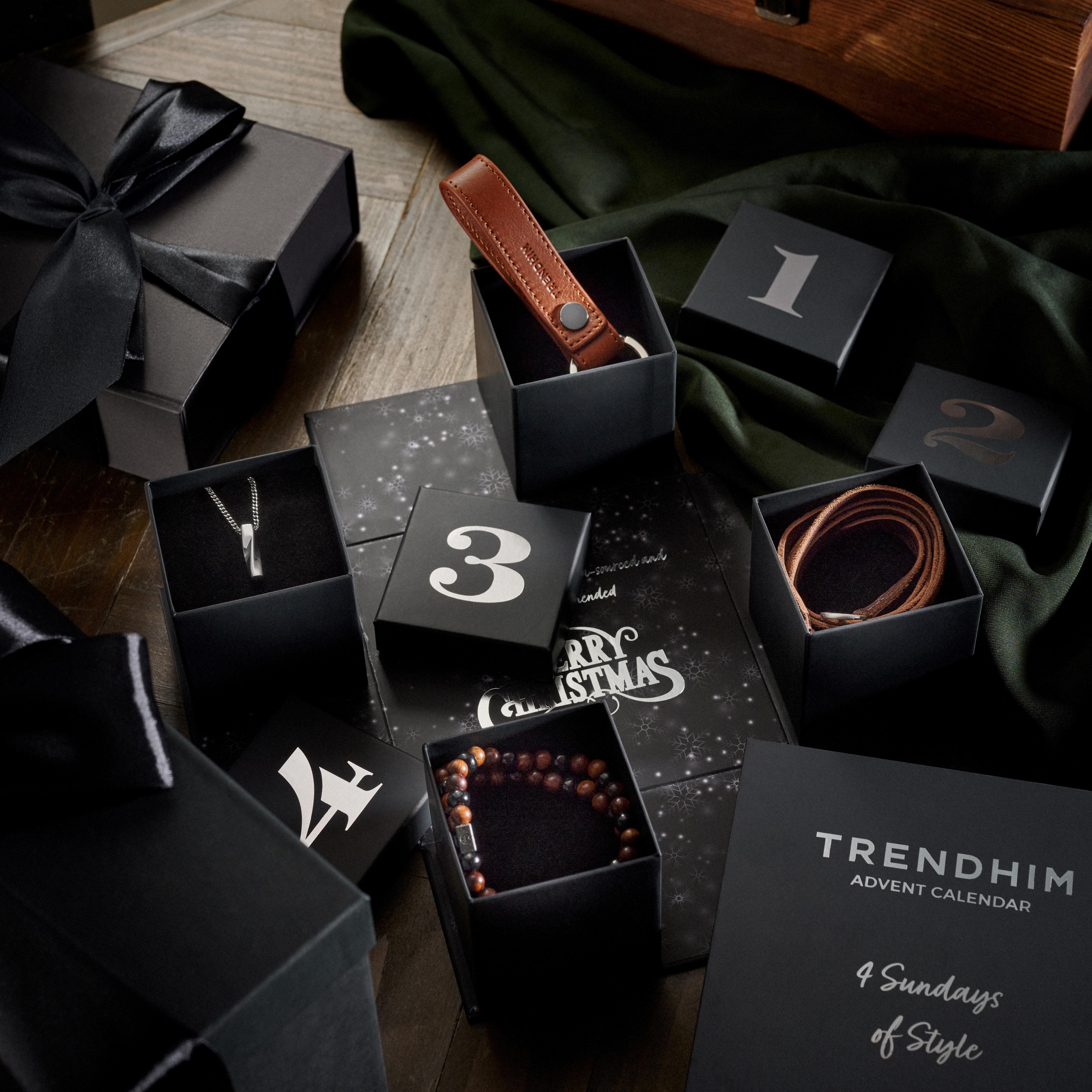 Adventskalender voor Mannen | Bruine en Zilverkleurige Sieraden - 3