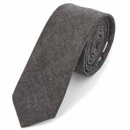 Graue Krawatte aus Baumwolle