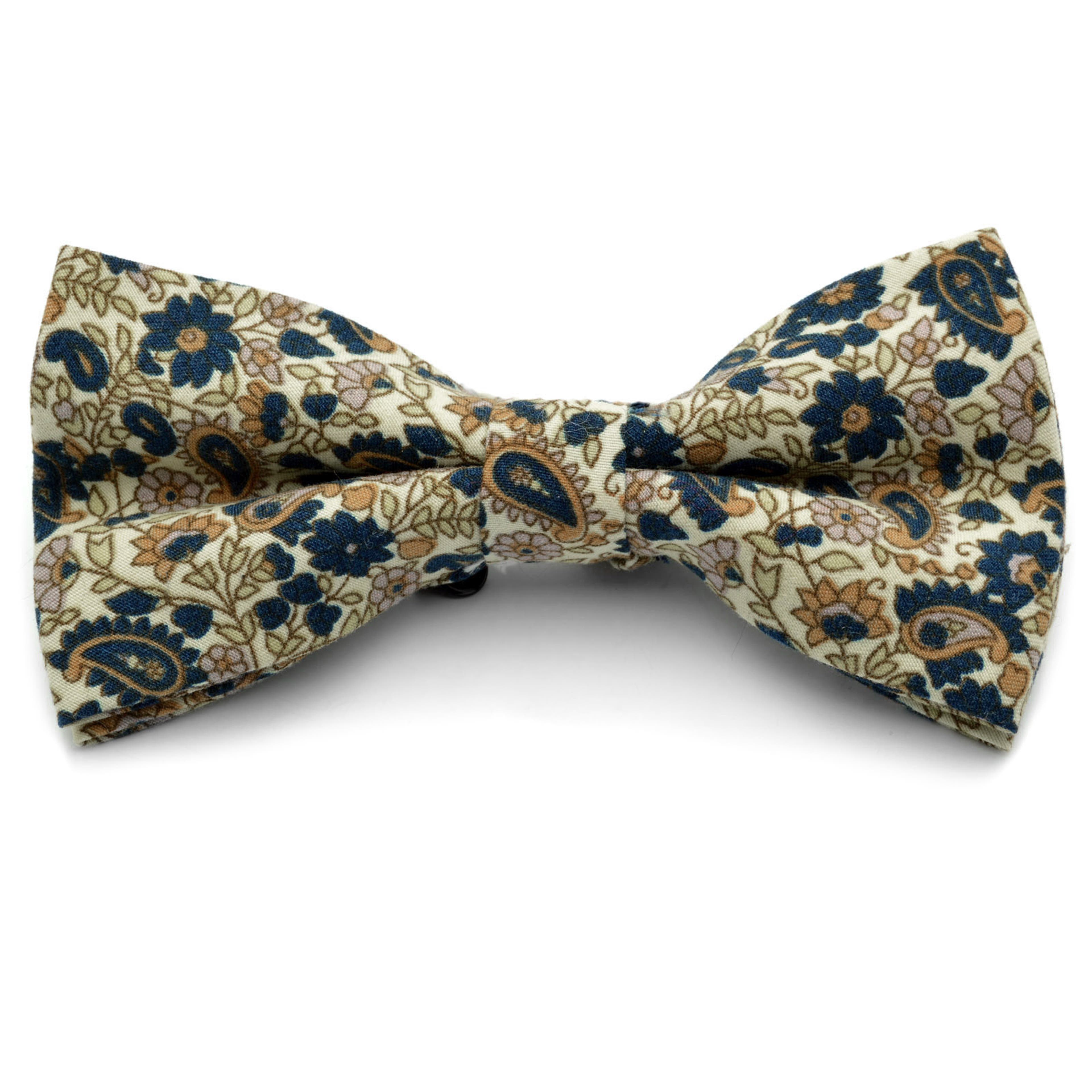 Paisley Fliege in Creme - 1