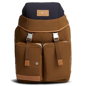 Tommy Hilfiger | Раница в кафяво и черно Tommy Hilfiger | Раница в кафяво и черно