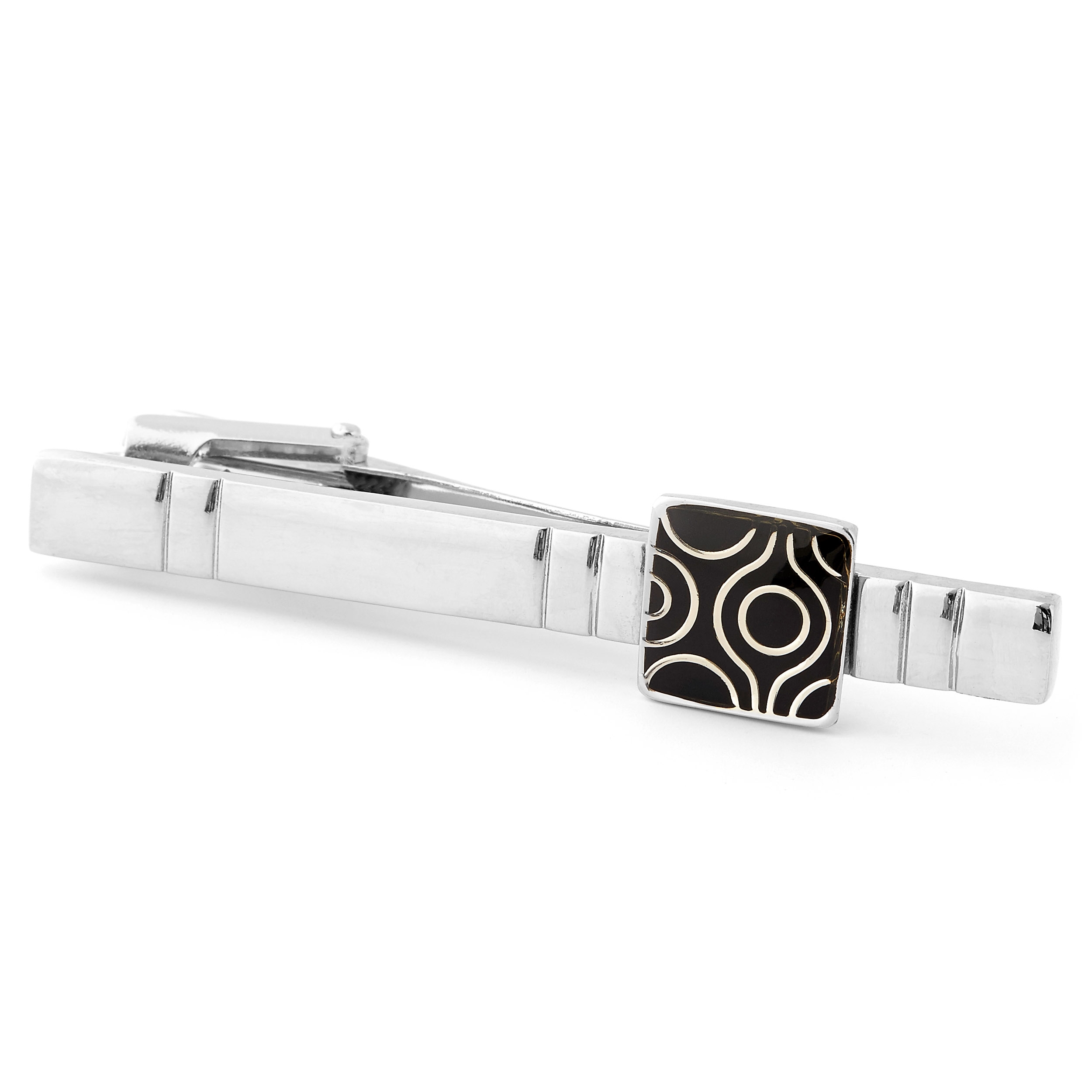 Swirling Circle Tie Clip - 2