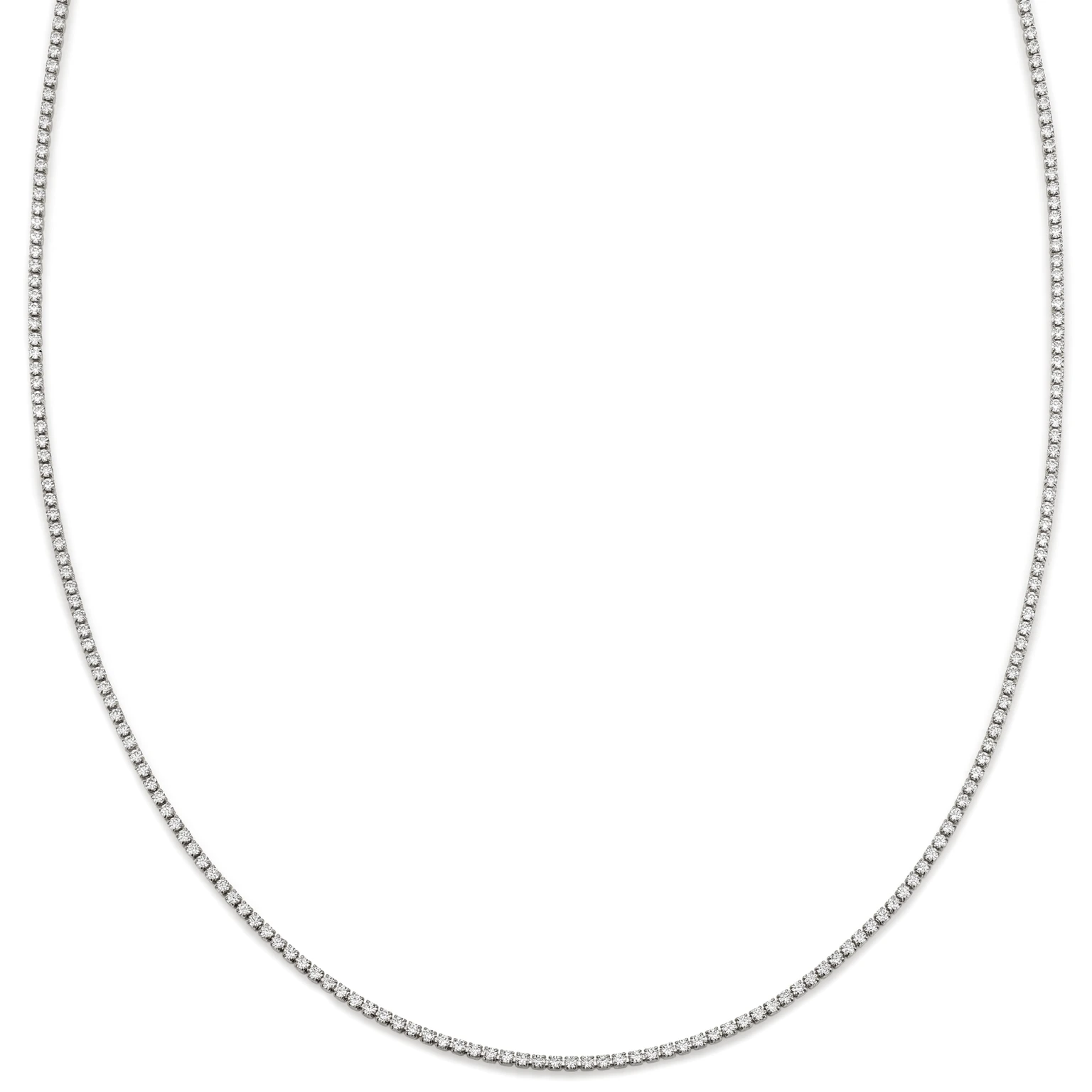 Dazzle | 2 mm κολιέ τένις με κρυστάλλινη ζιρκόνια Dazzle | 2 mm κολιέ τένις με κρυστάλλινη ζιρκόνια