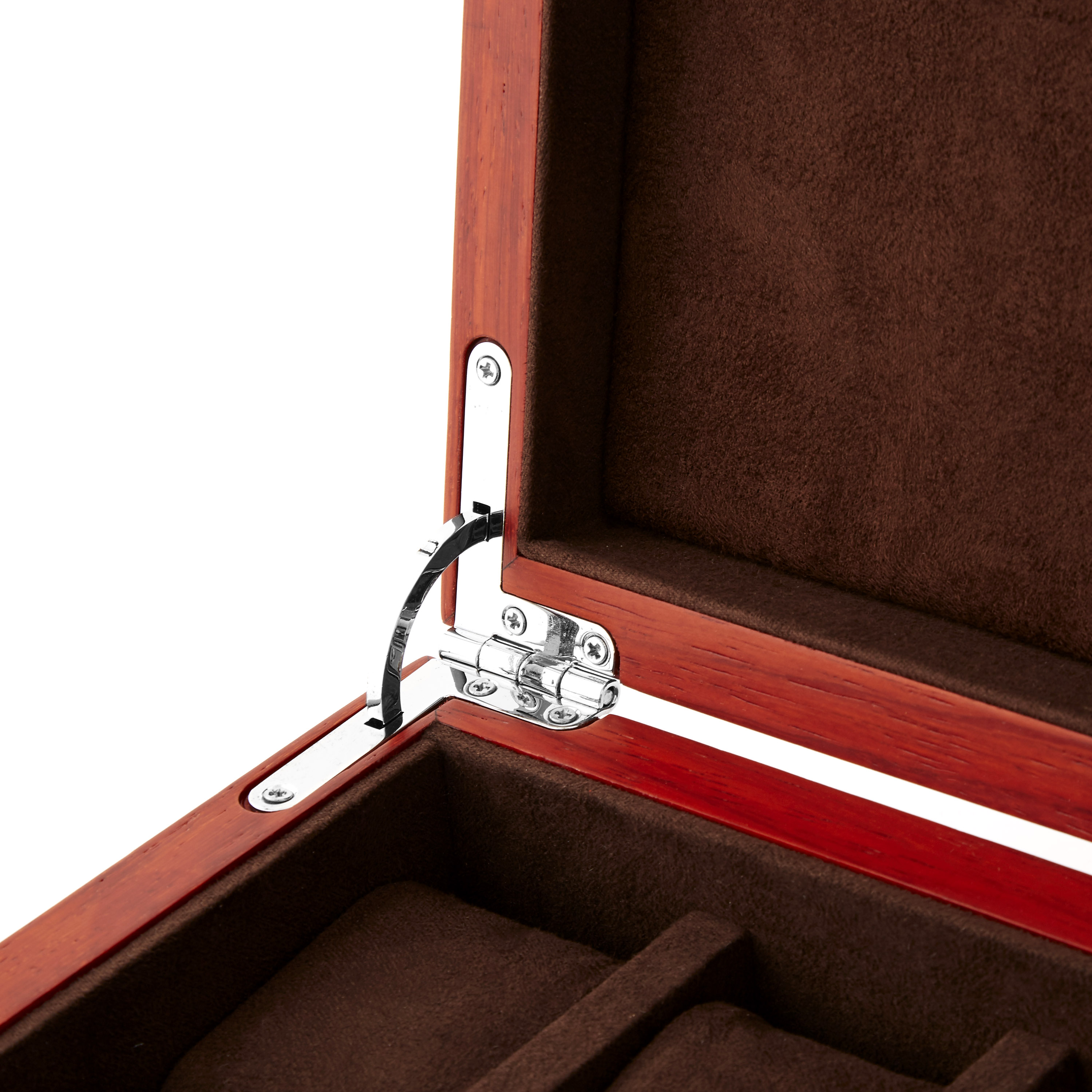 Elegant Rød Klokkekasse - 10 Klokker - 7